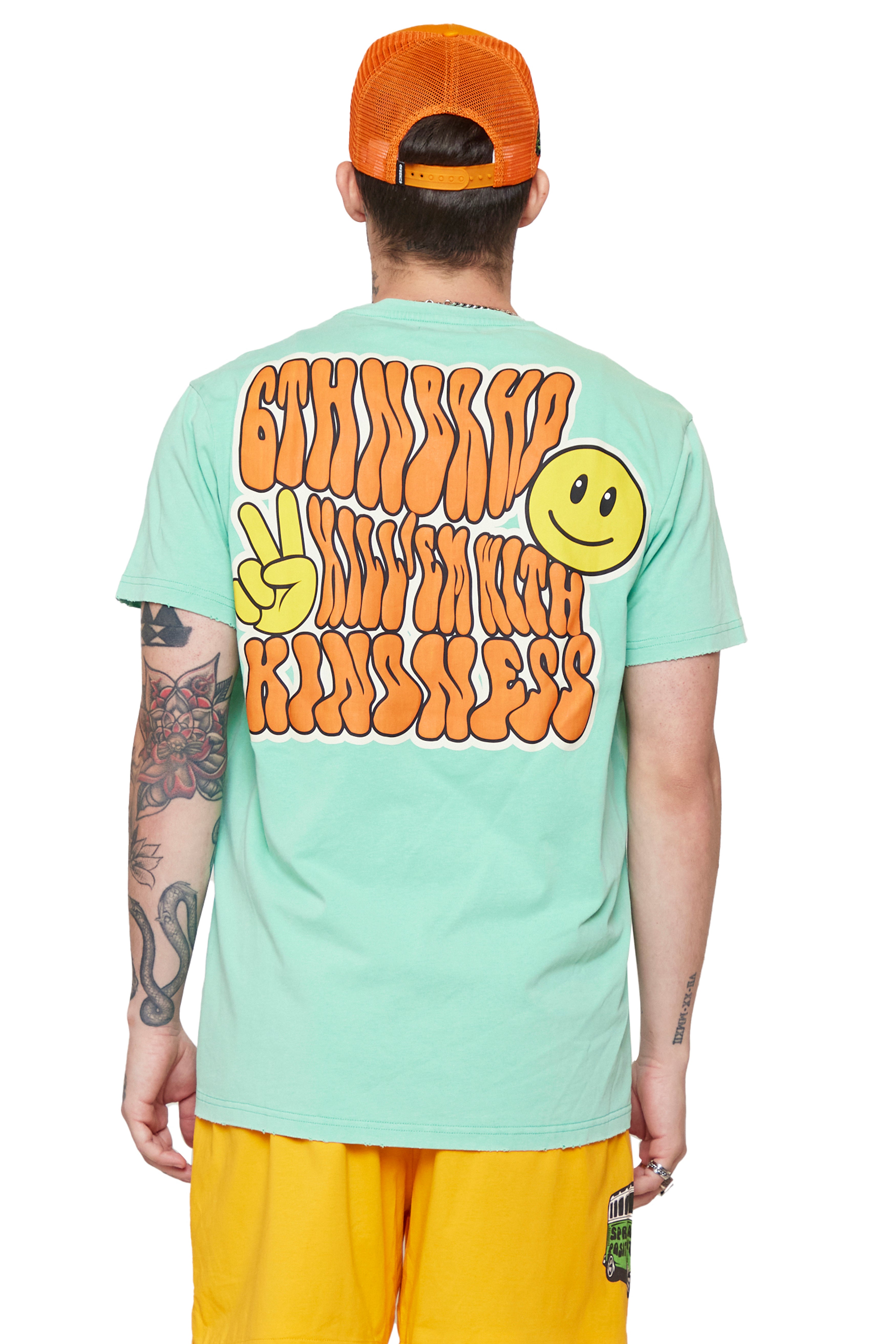 6thNBRHD TEE "KINDNESS"- VINTAGE MINT