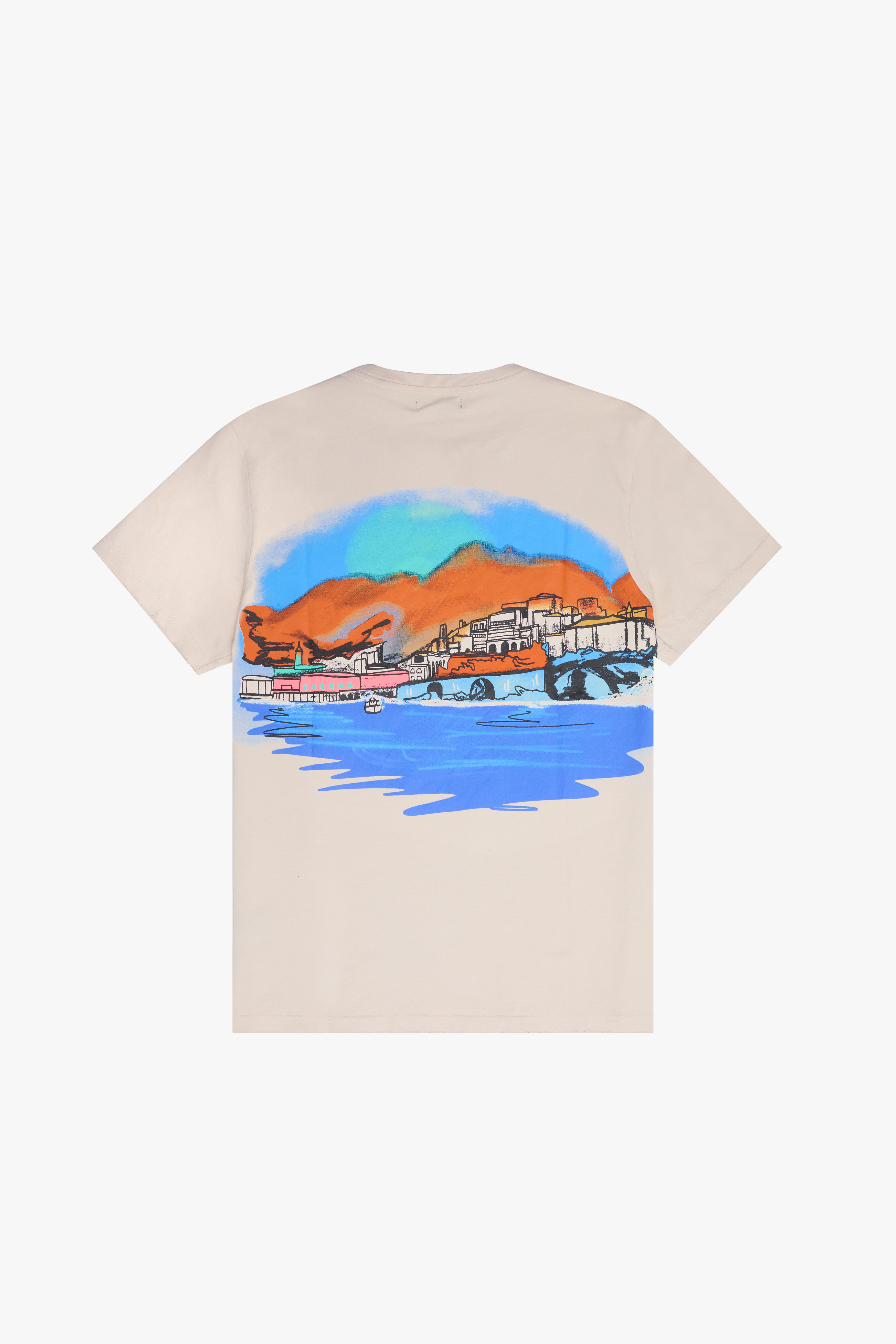 6thNBRHD TEE "BEACH CLUB" CREAM