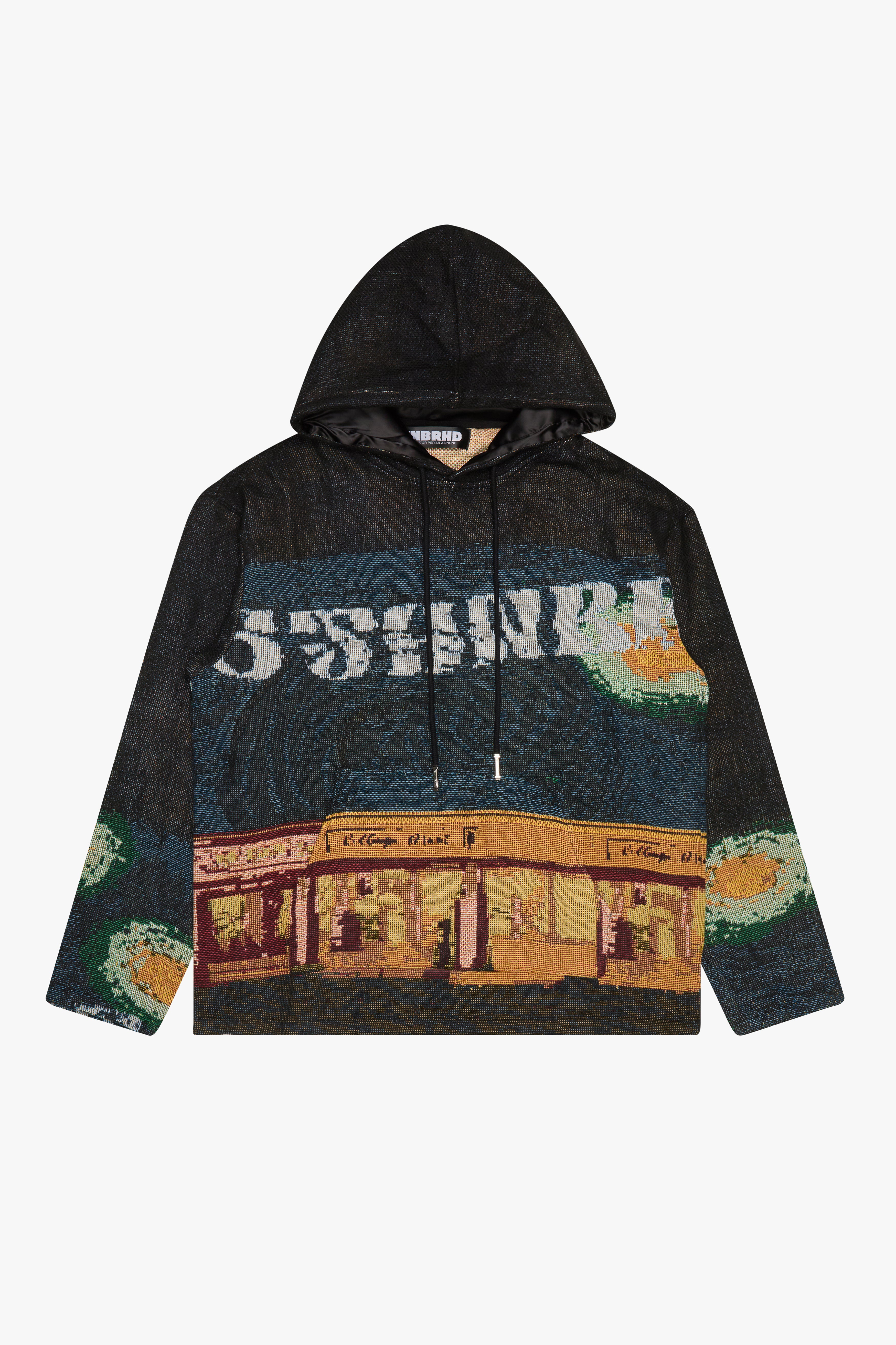 6thNBRHD PULLOVER "6MART" BLACK MULTI