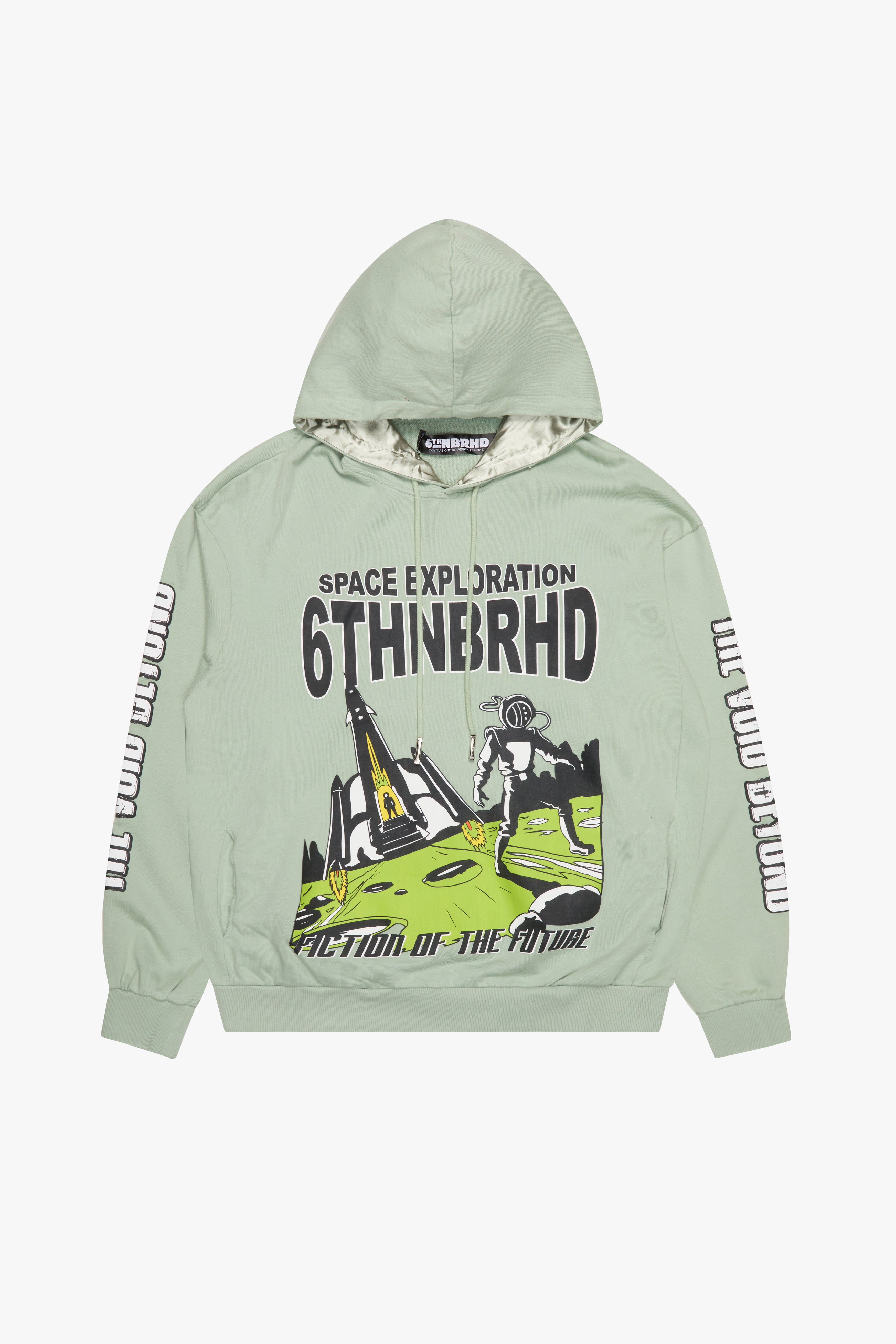 6thNBRHD PULLOVER "BEYOND" LIGHT GREEN