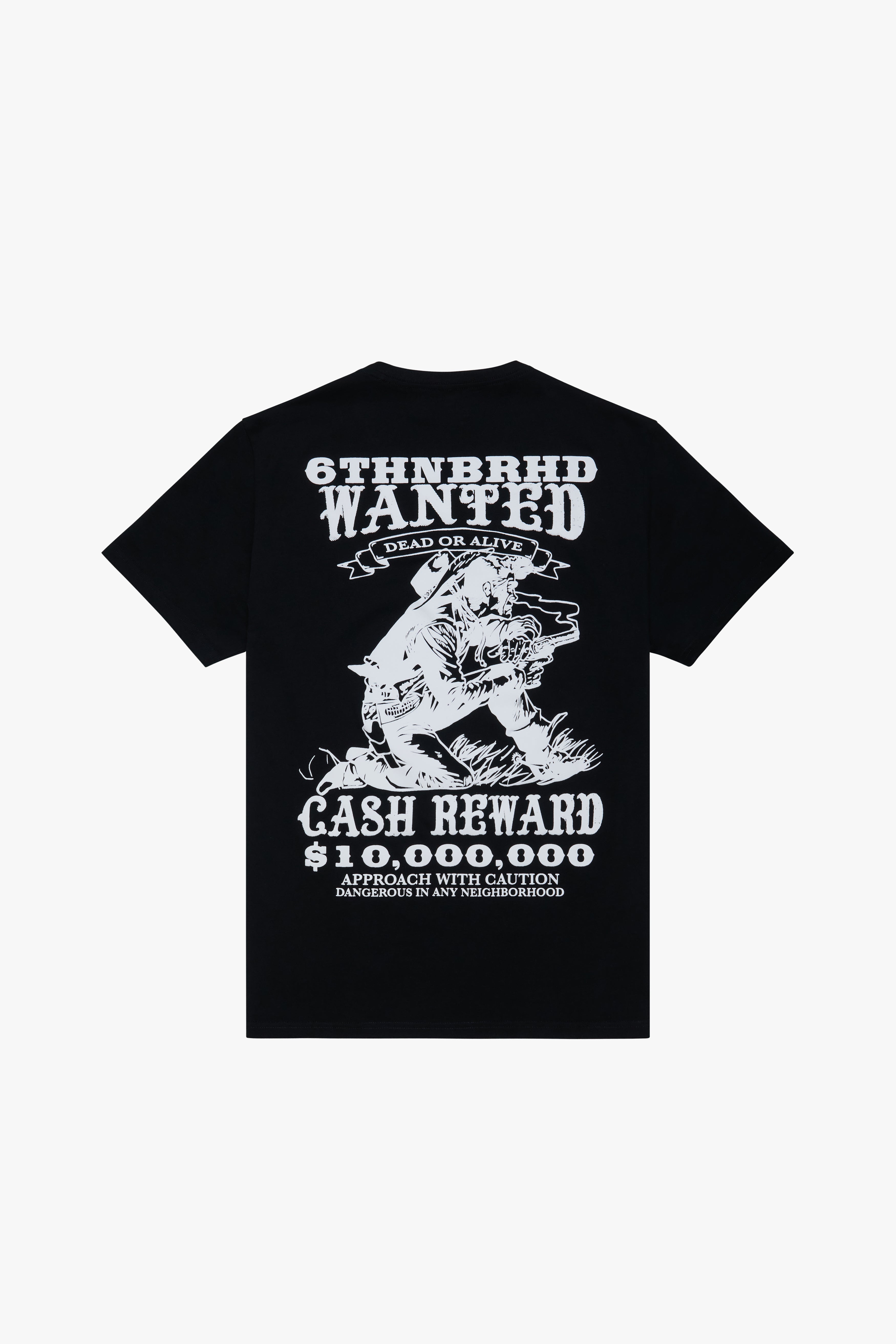 6thNBRHD TEE "BANDIT" BLACK