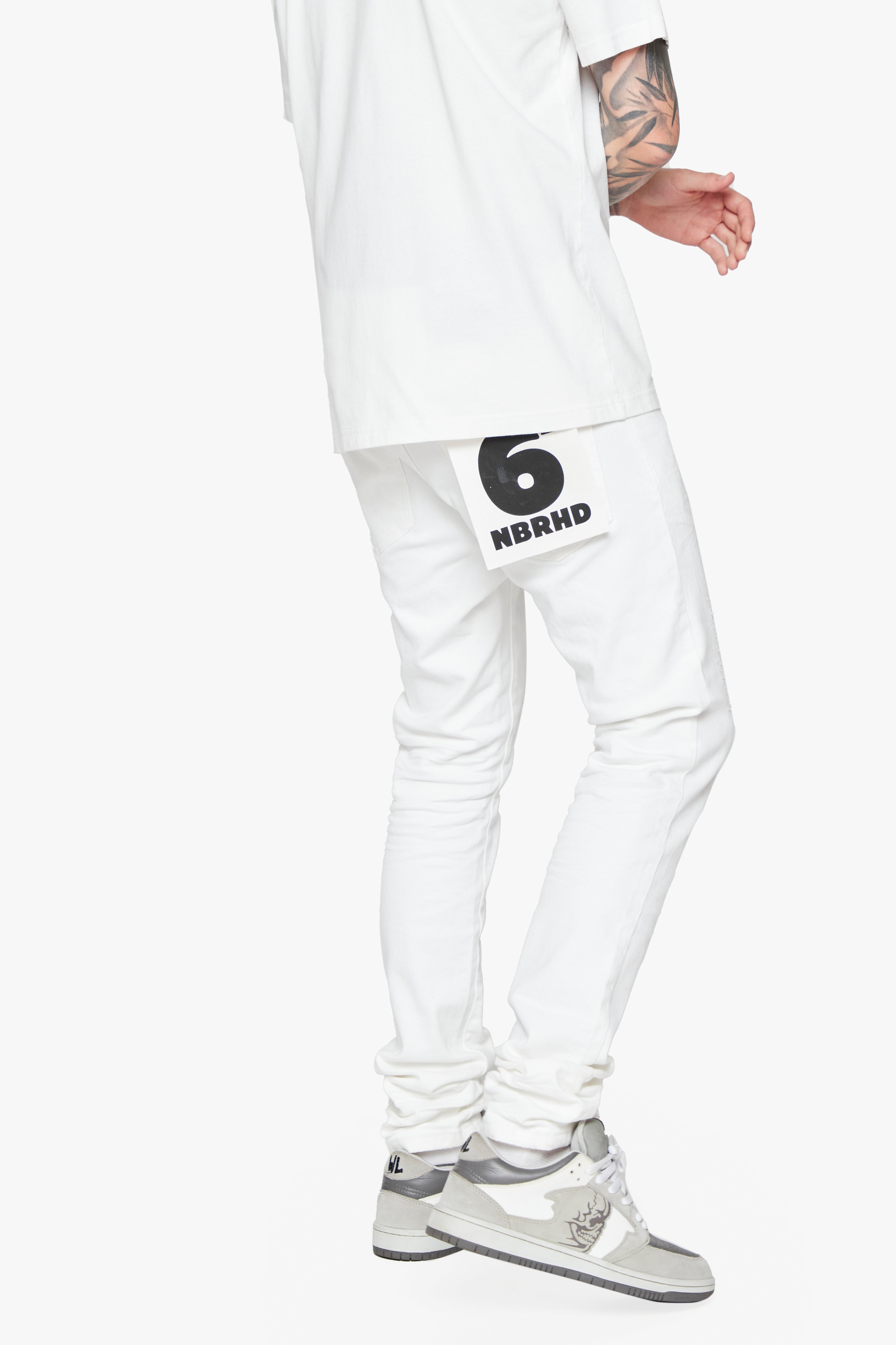 6thNBRHD SKINNY JEAN "PALI" -WHITE