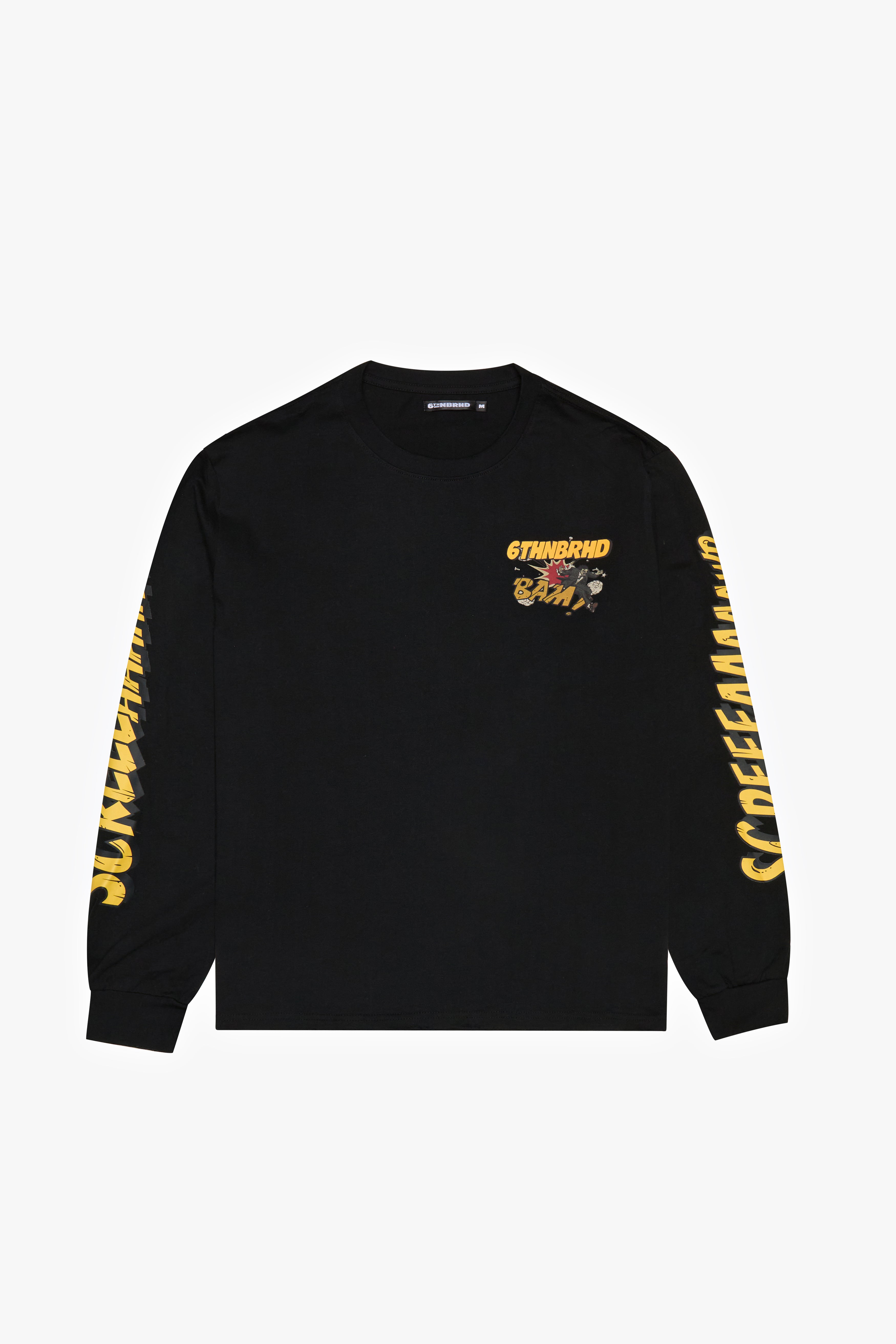 6thNBRHD LONG SLEEVE TEE "VILE" BLACK