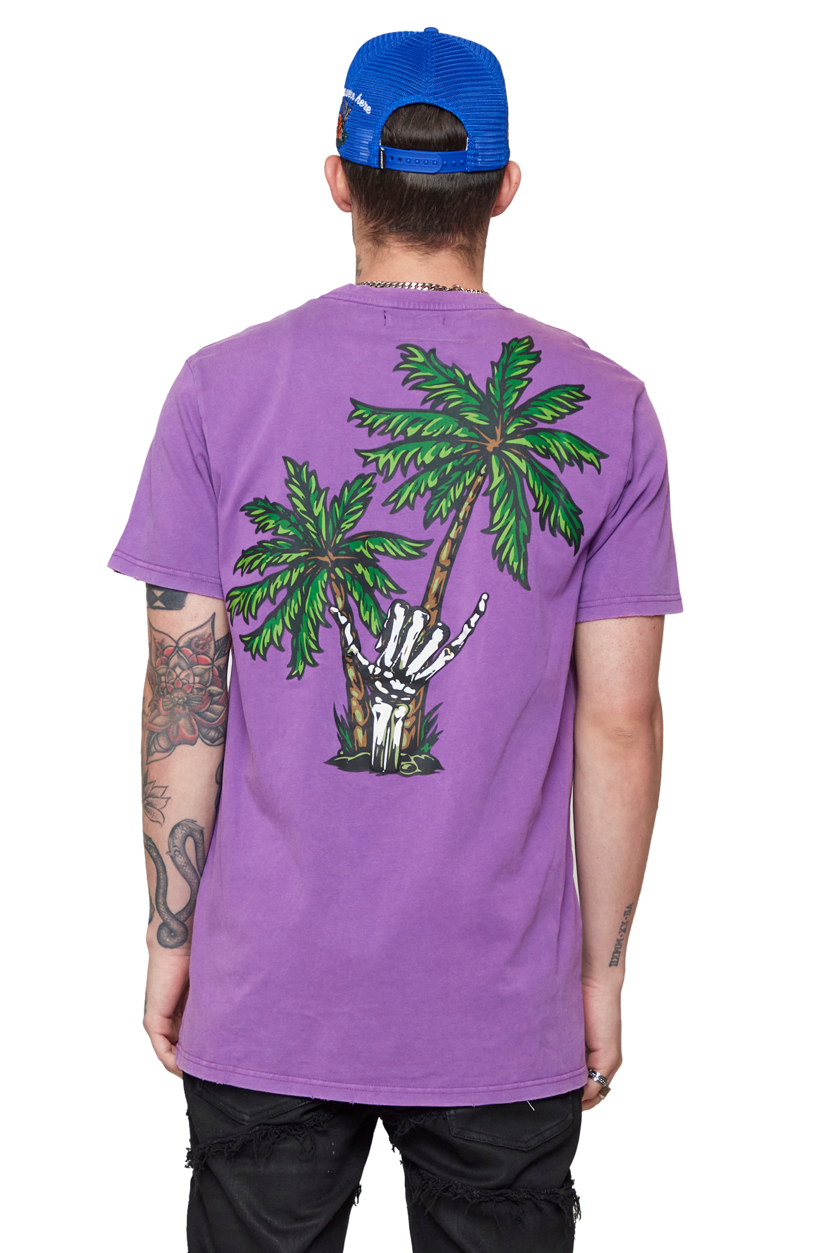 6thNBRHD TEE "SURFING" VINTAGE PURPLE