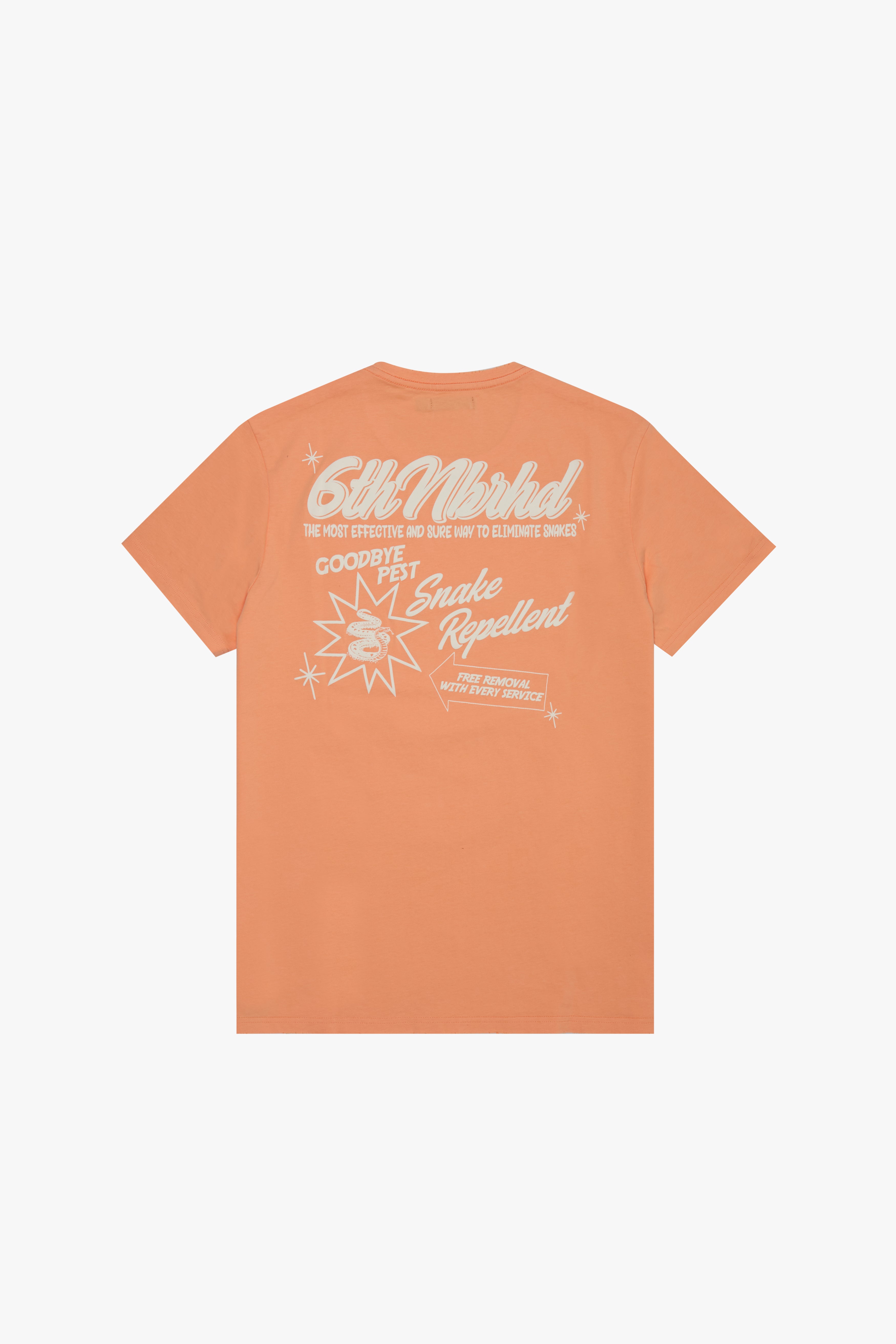 6thNBRHD TEE "GOODBYE PEST" PEACH