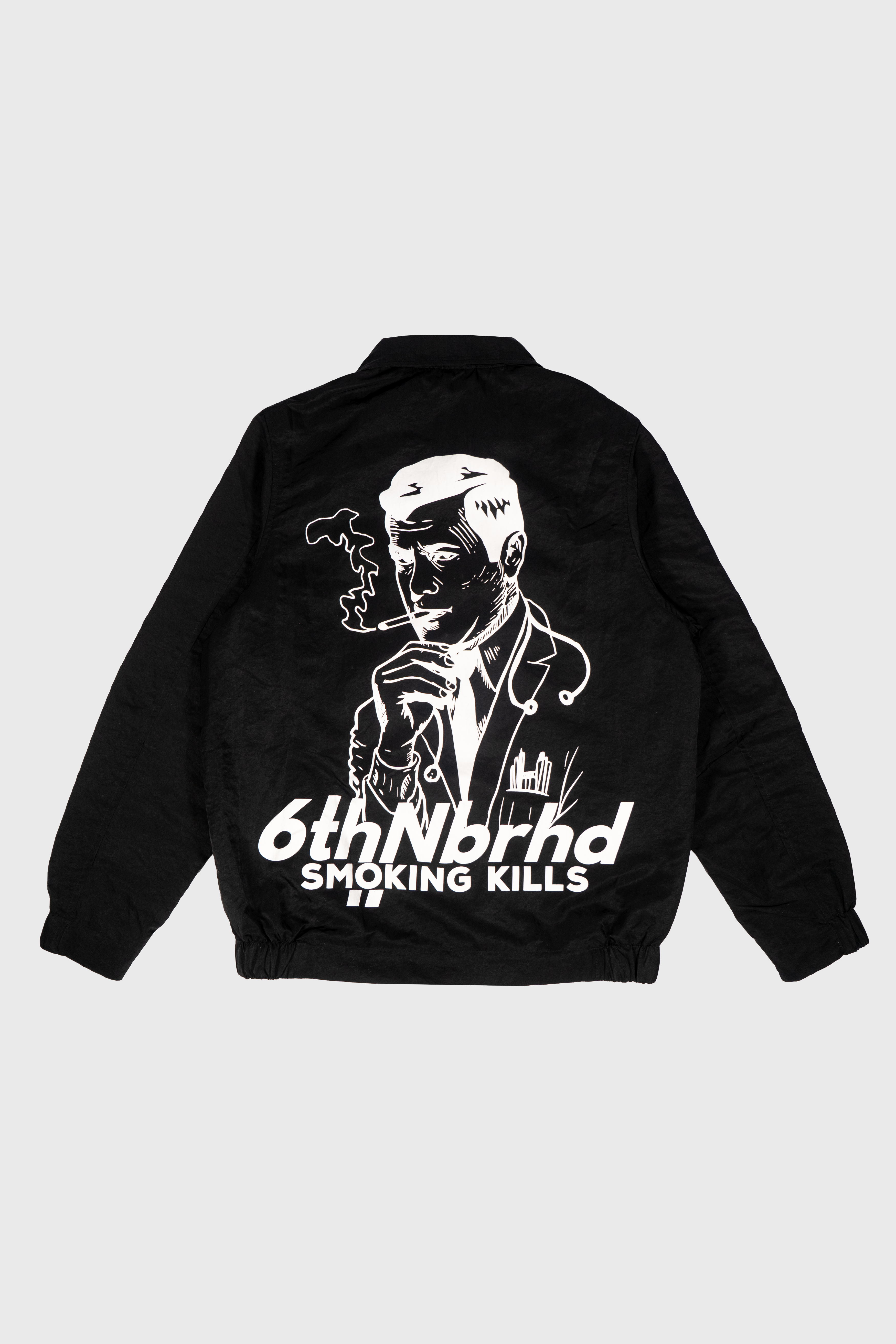 6thNBRHD JACKET "NO SMOKING" -BLACK