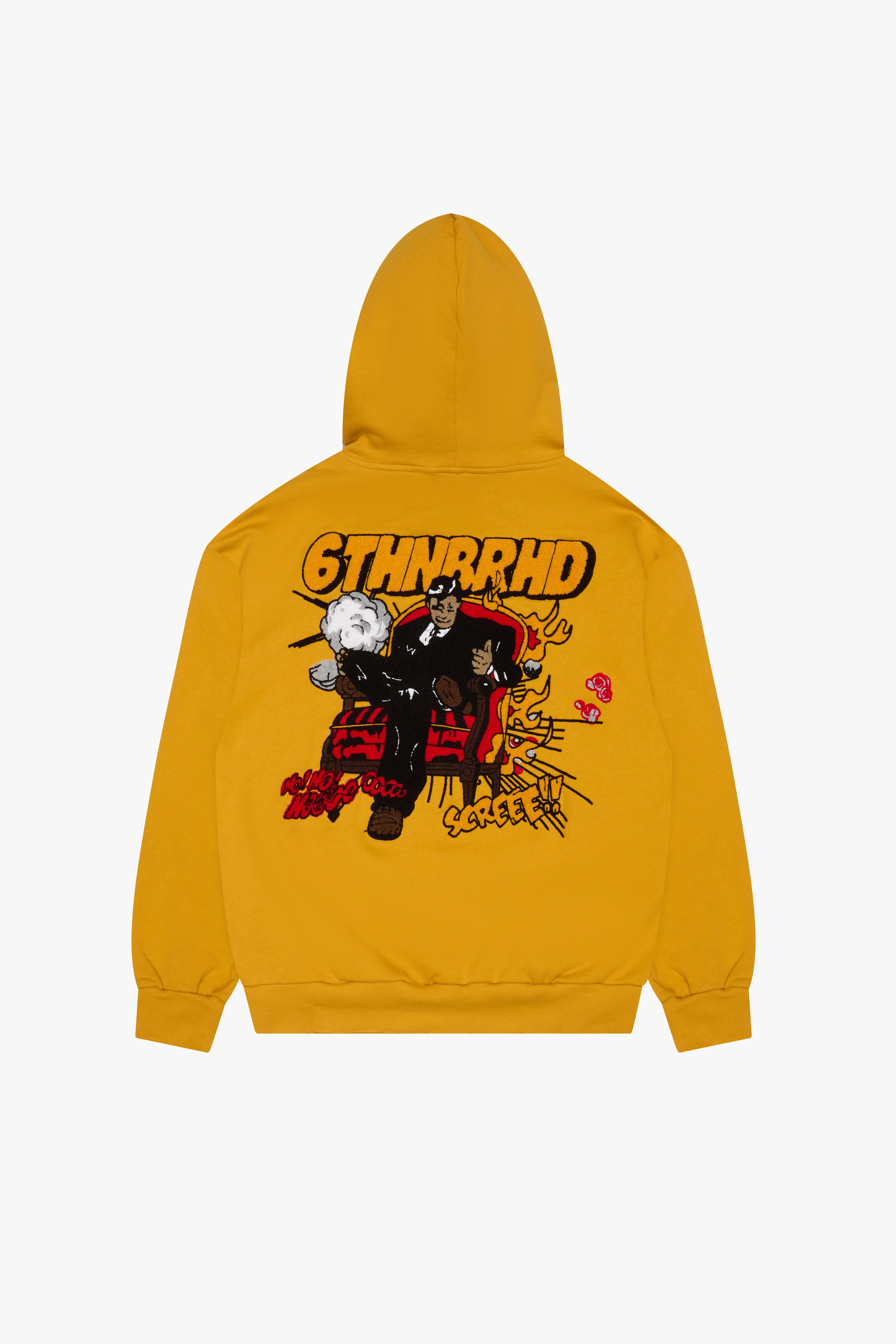 6thNBRHD PULLOVER "TWO SIDES" YELLOW