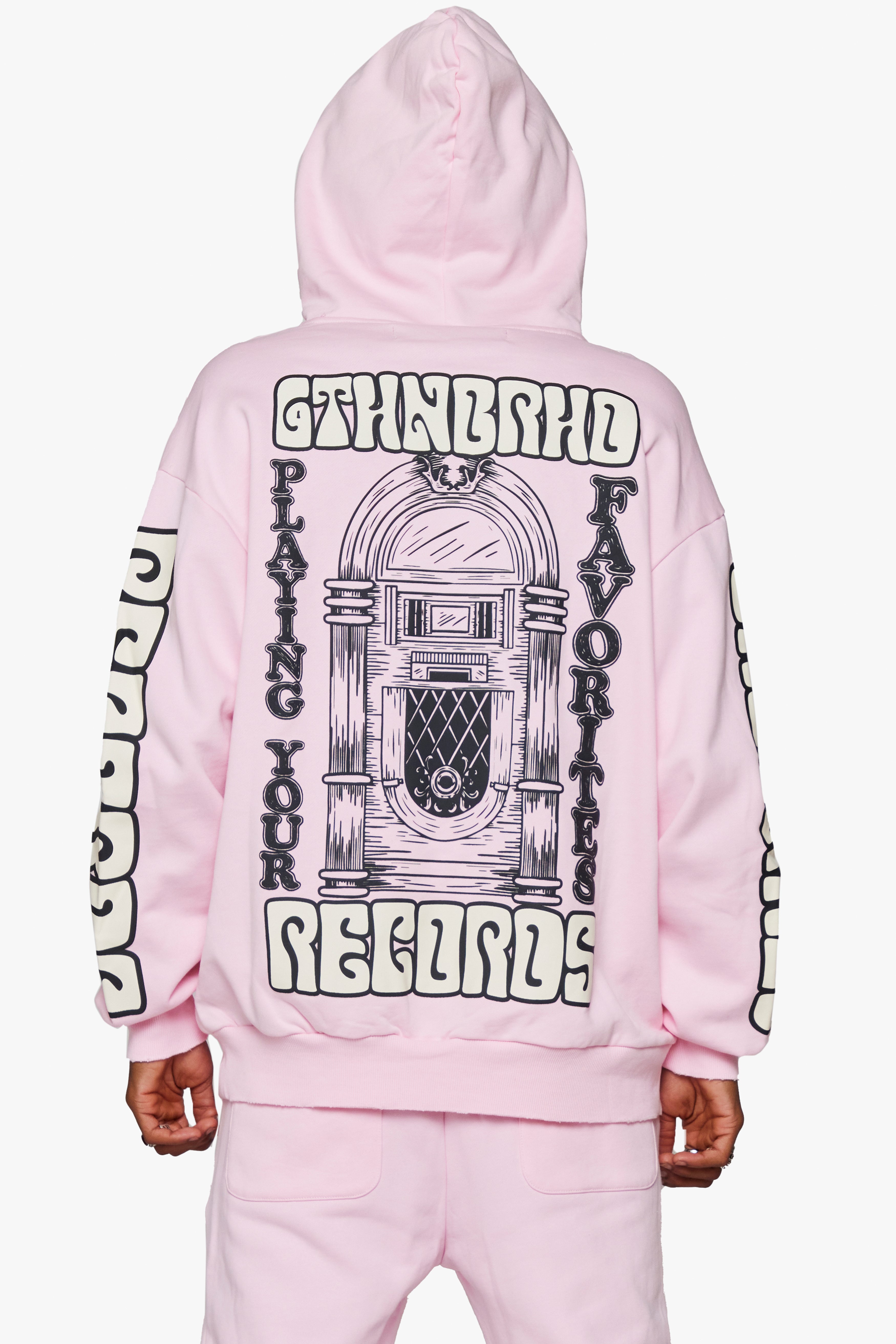 6thNBRHD PULLOVER "RADIO" LT PINK