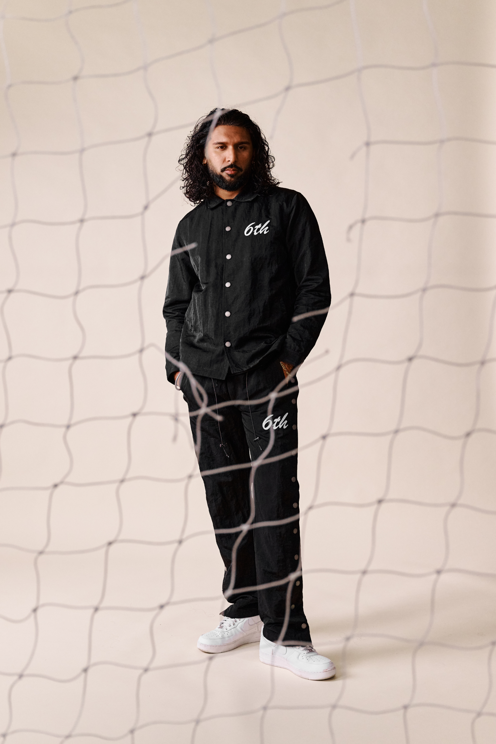 "Starter" Nylon Jacket Black