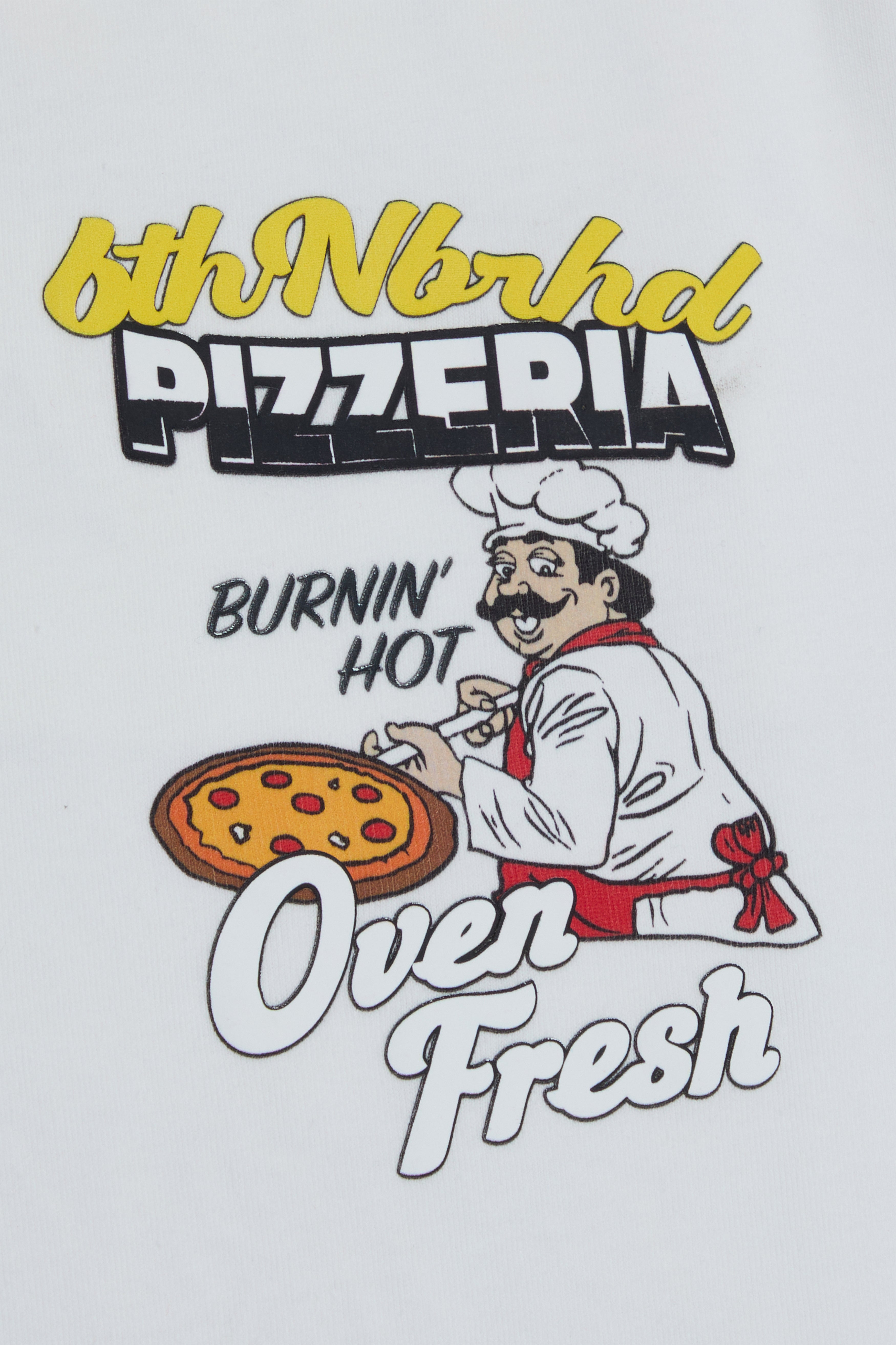 6thNBRHD TEE "OVEN FRESH" WHITE