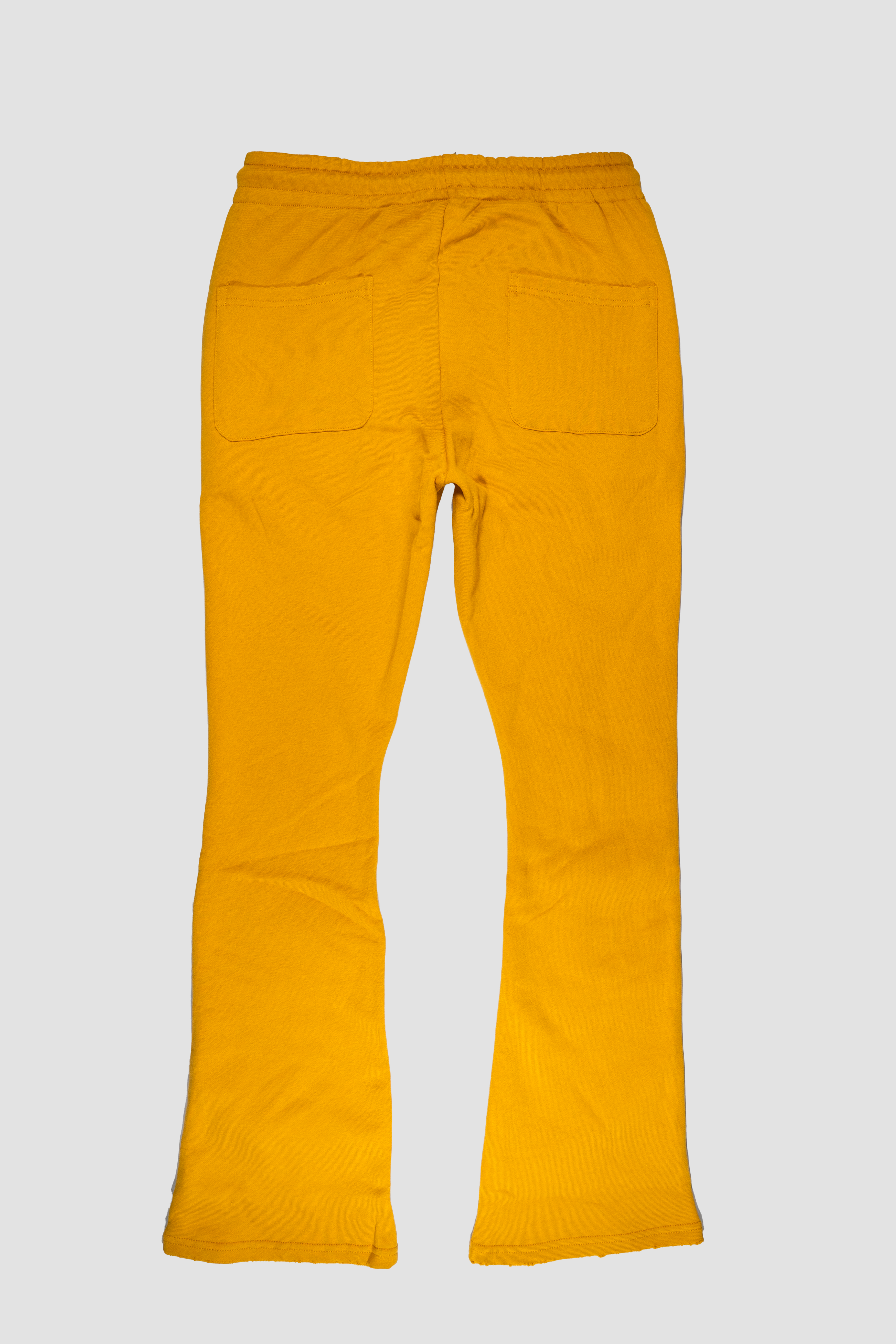 Yellow fleece pants sales