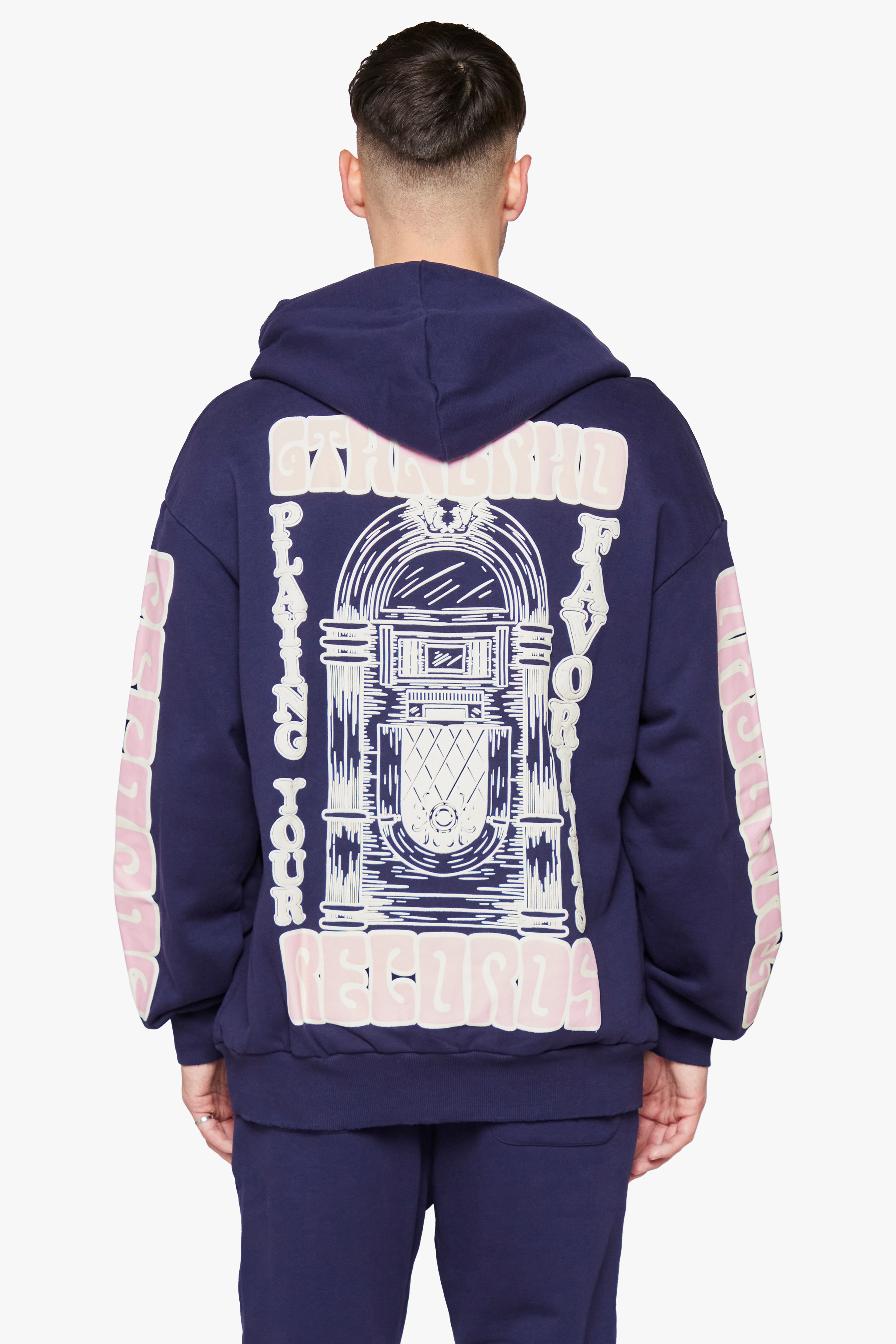 6thNBRHD PULLOVER "RADIO" NAVY