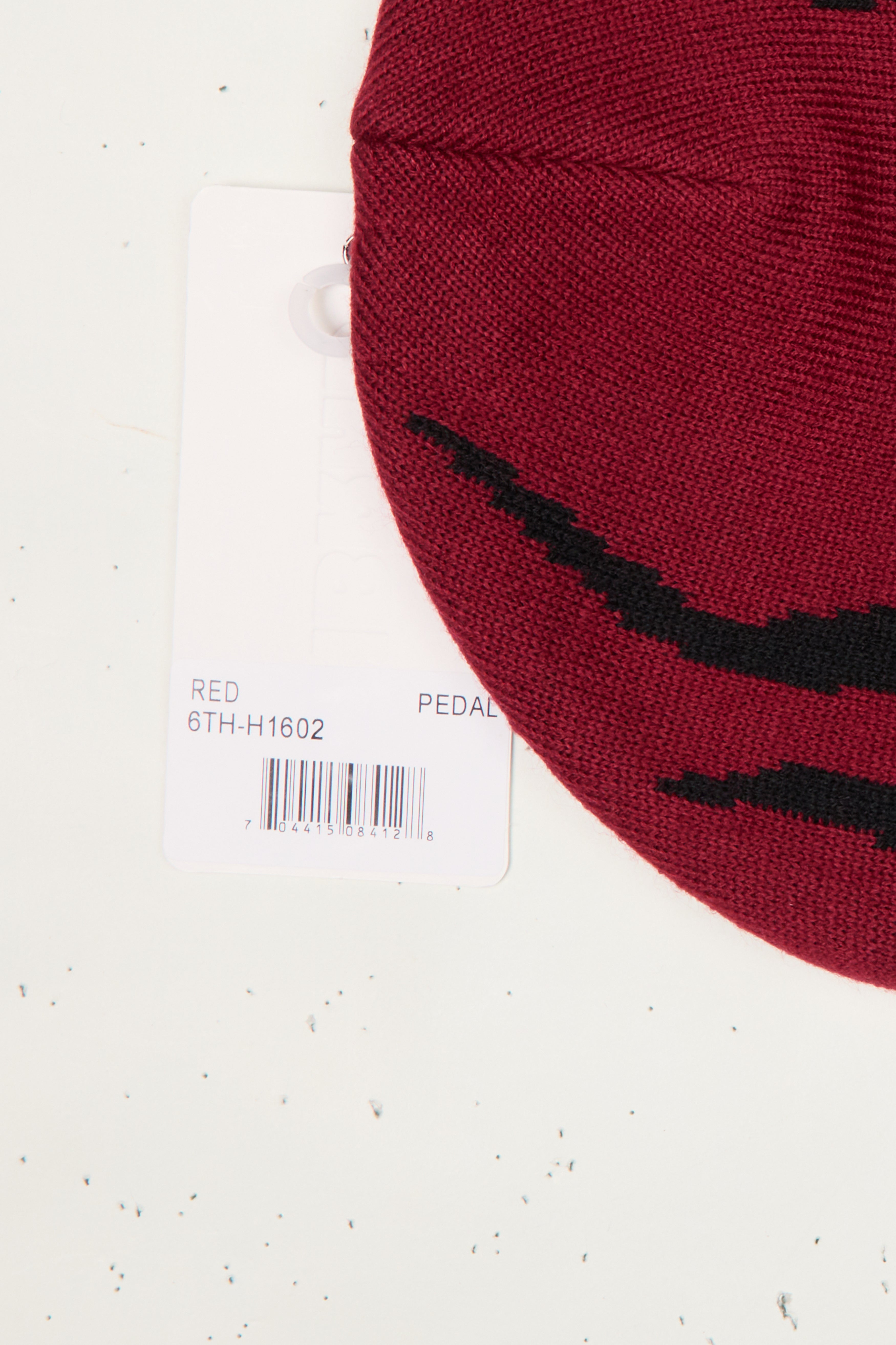 "PEDAL" SkullCap -RED