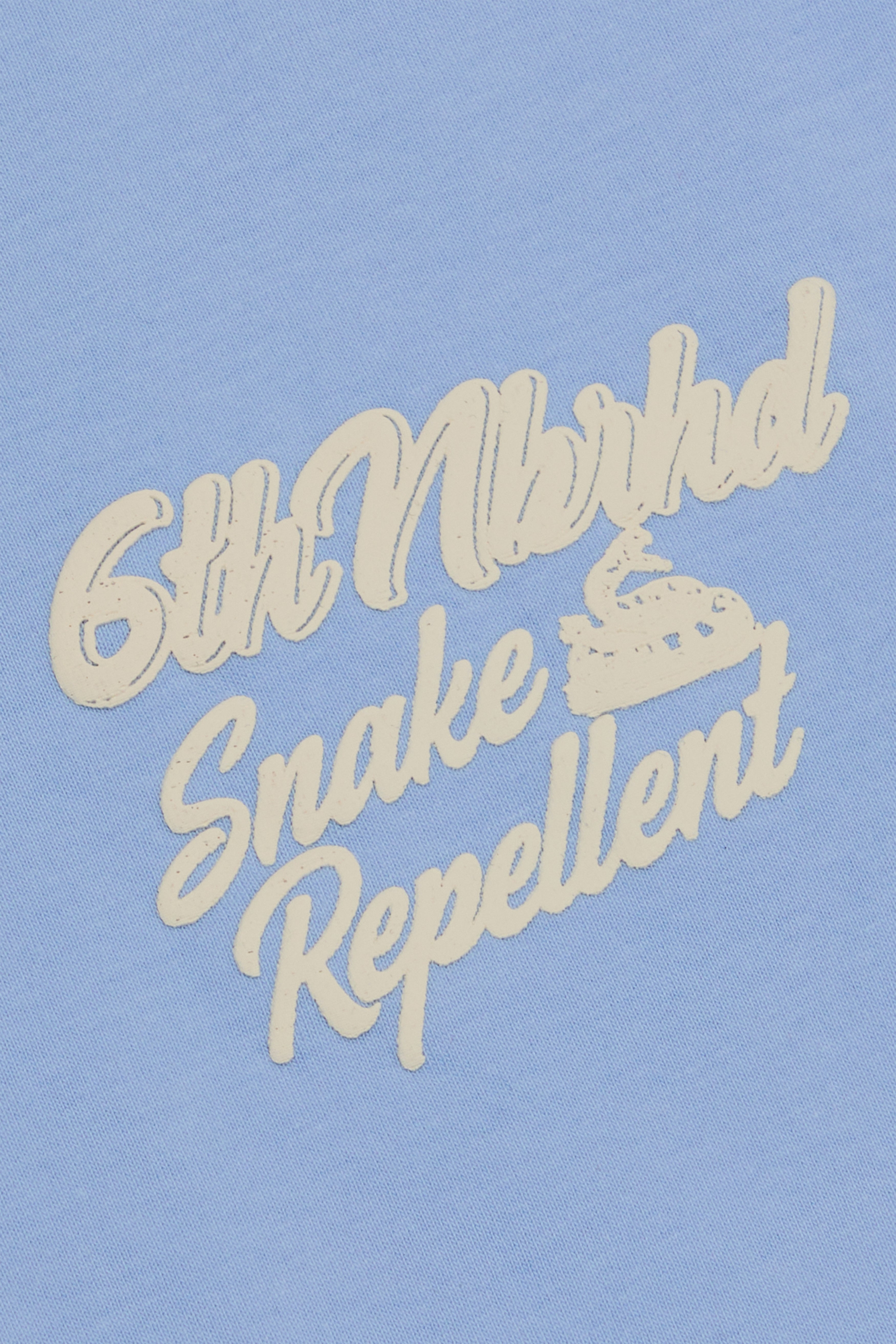 6thNBRHD TEE "SNAKE REPELLENT" SKY