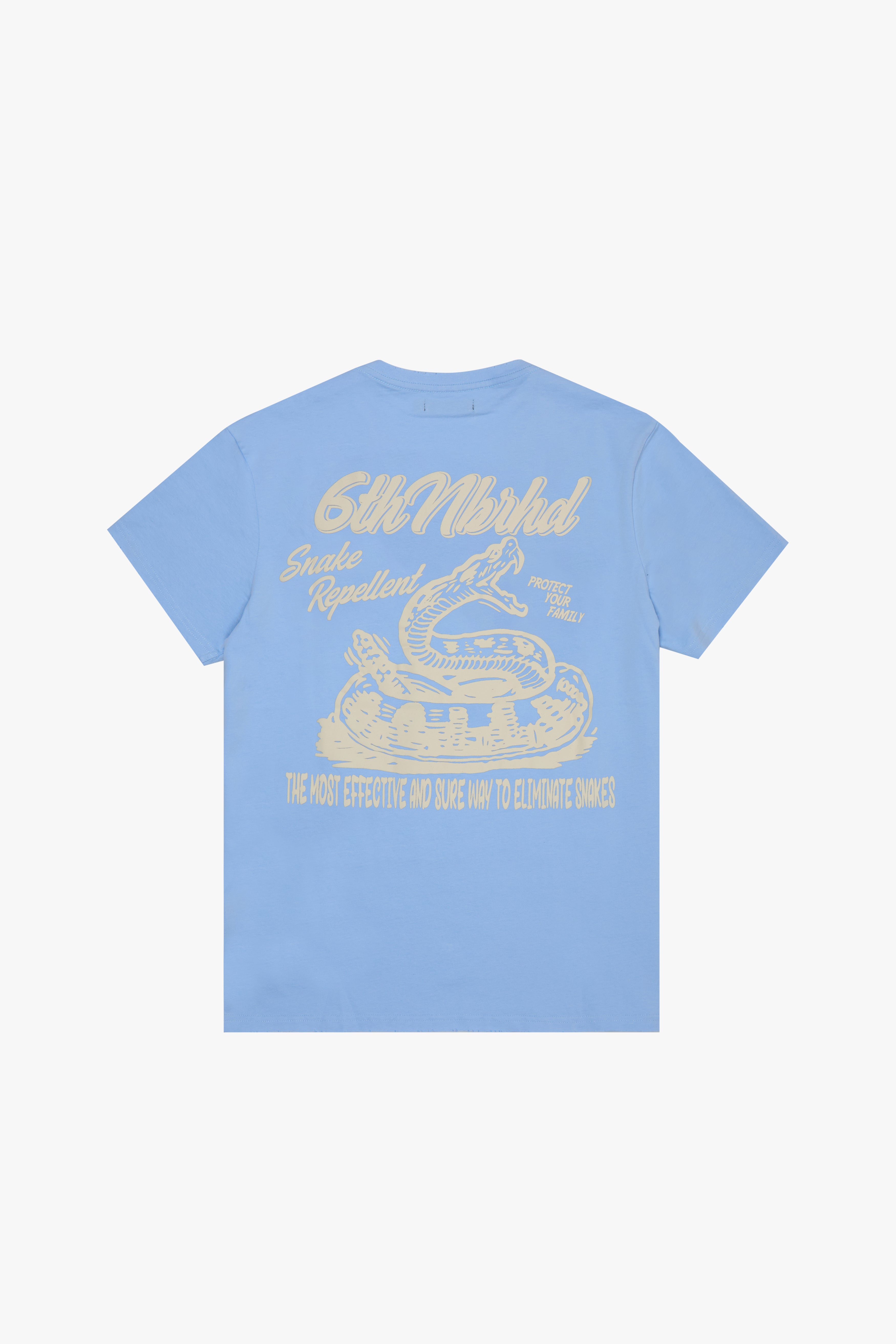 6thNBRHD TEE "SNAKE REPELLENT" SKY