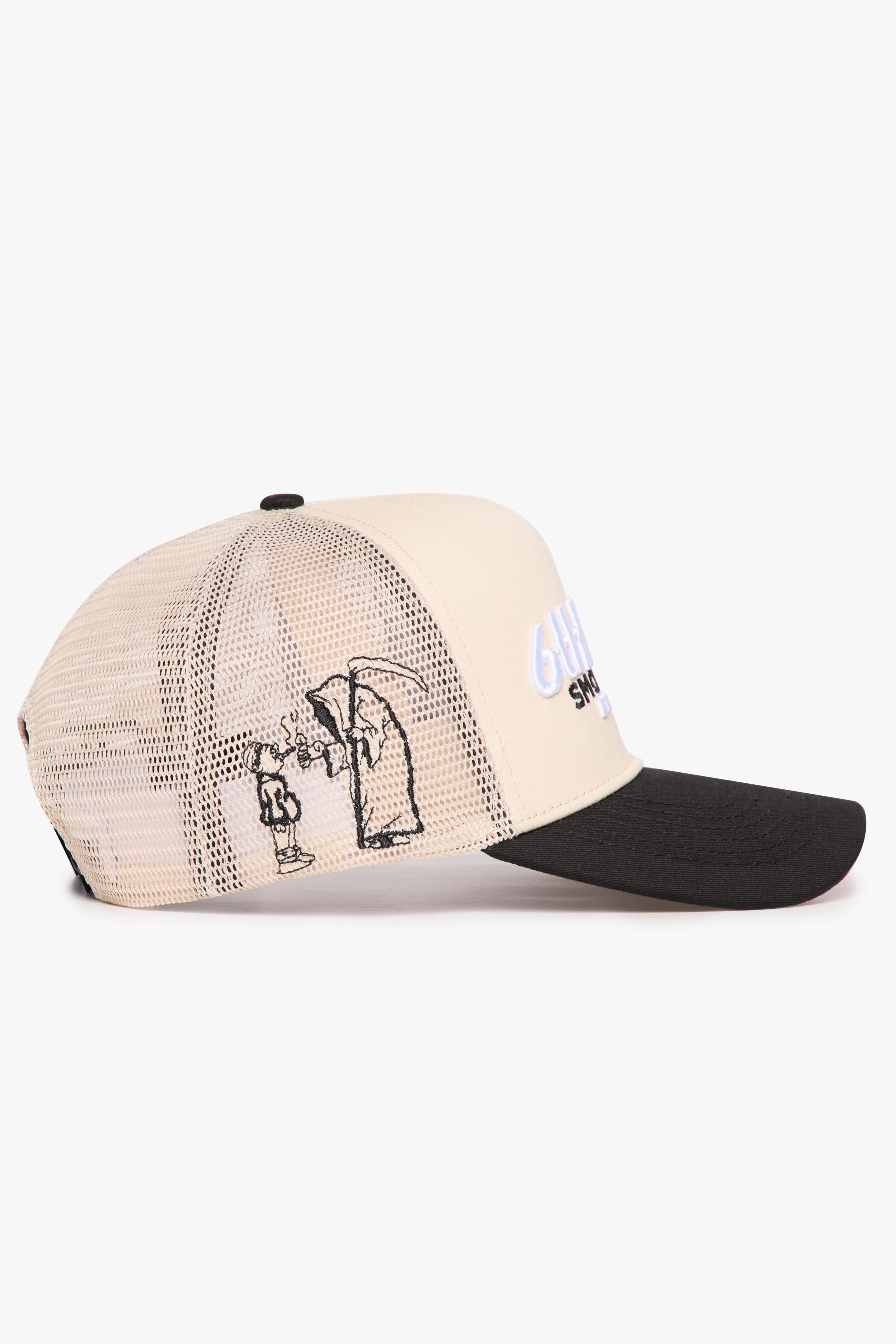 6thNBRHD SNAPBACK "PACKS" -CREAM