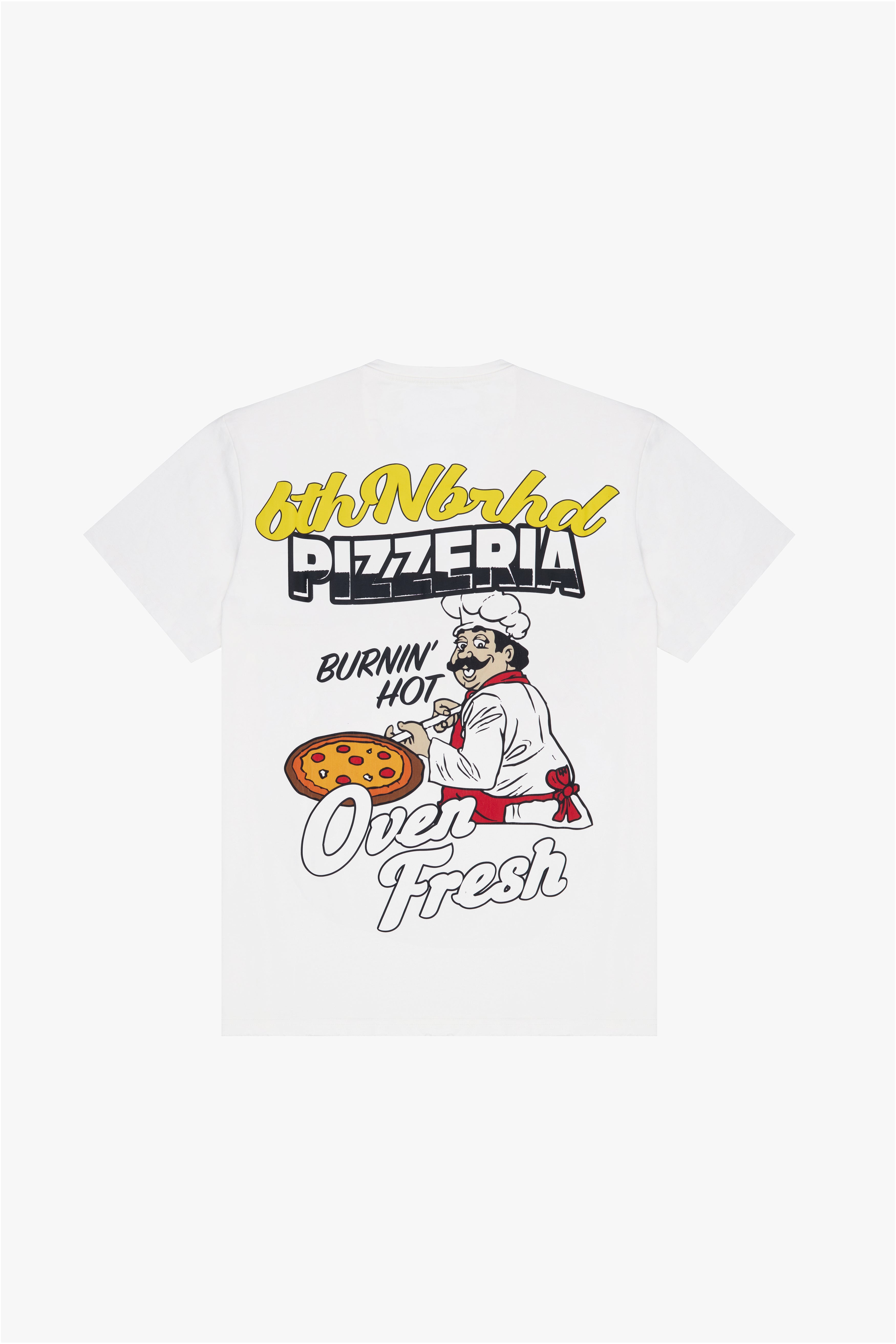 6thNBRHD TEE "OVEN FRESH" WHITE