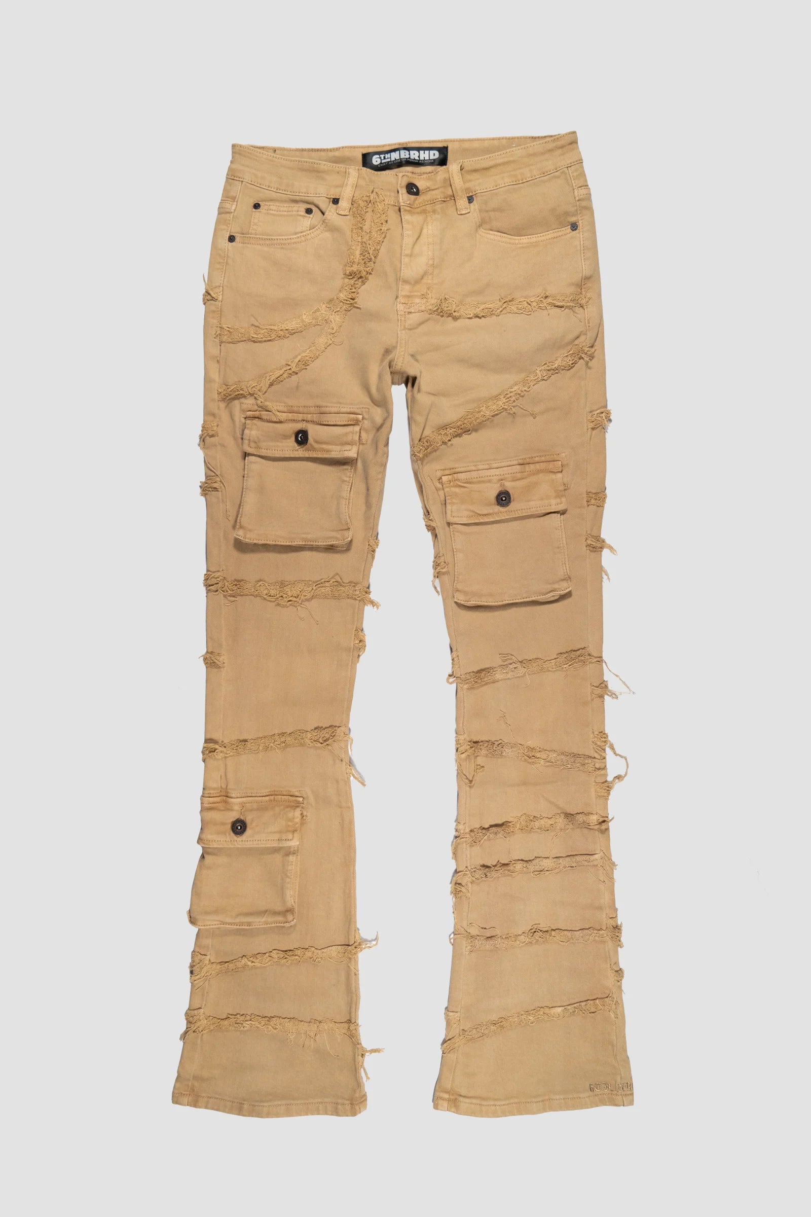 "Immortal" Stacked Jeans Mocha