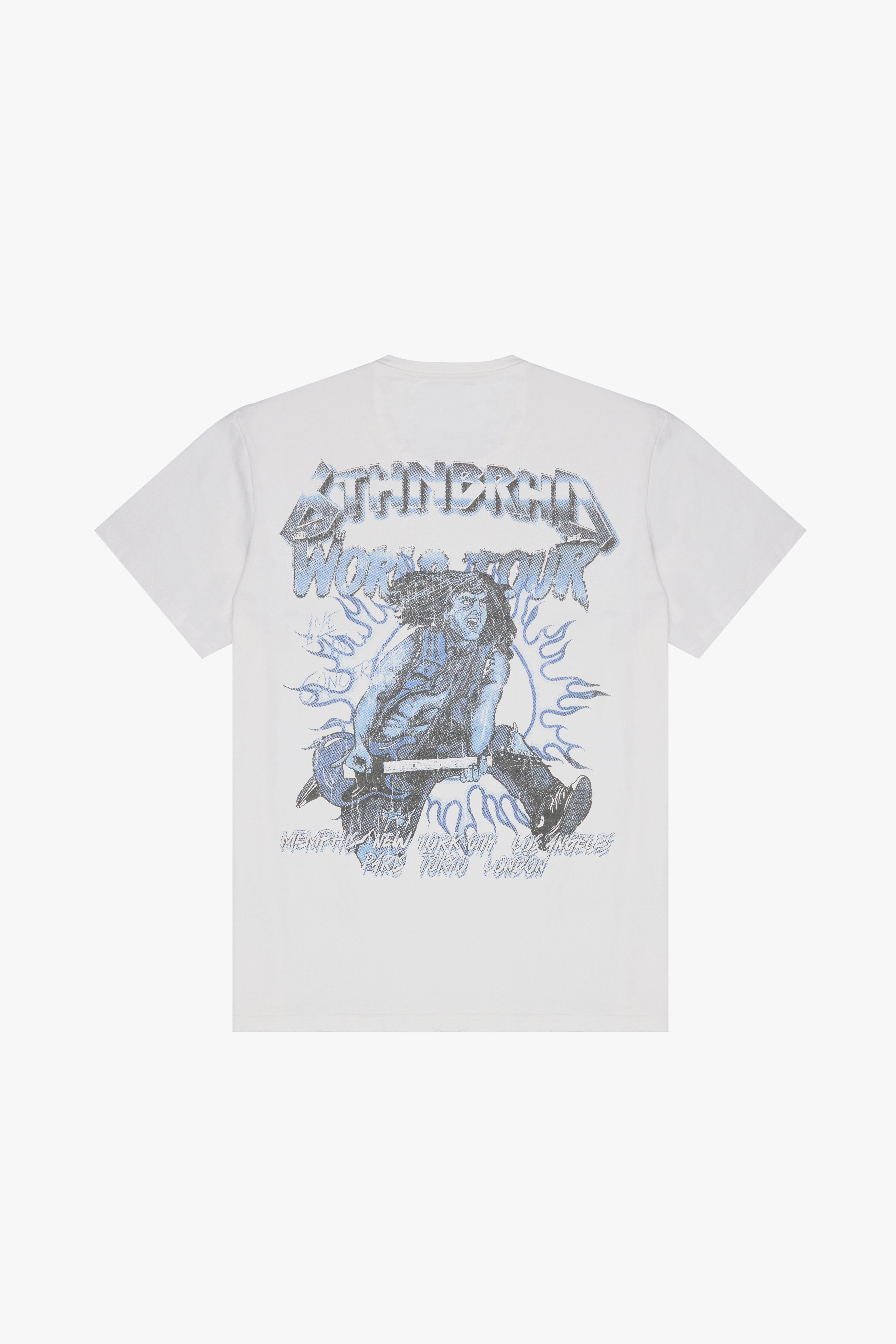 6thNBRHD TEE "HEAVY METAL" WHITE