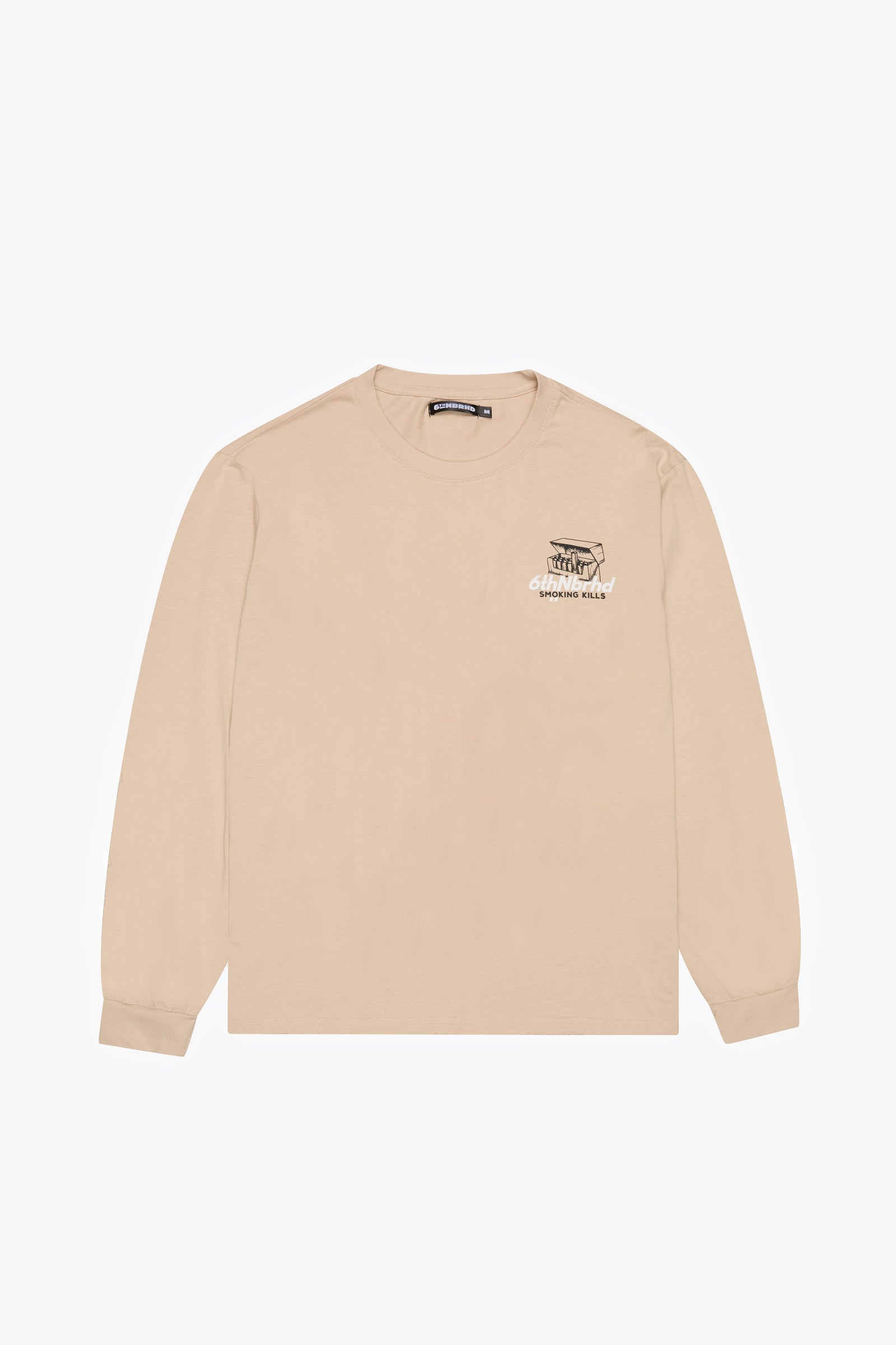 "The Doc" Graphic Long Sleeve Tee Cream