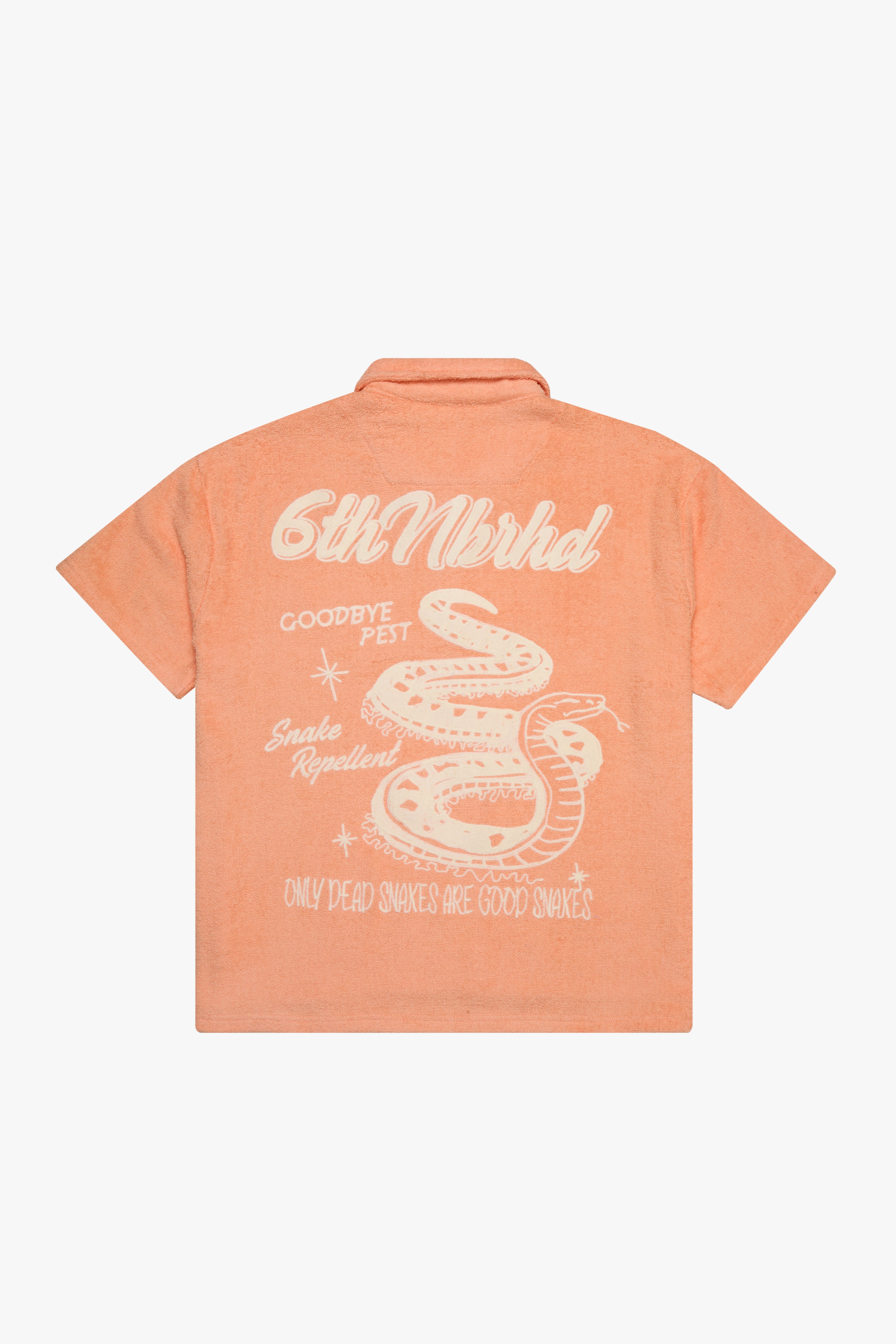 6thNBRHD WOVEN "DEAD SNAKES" PEACH