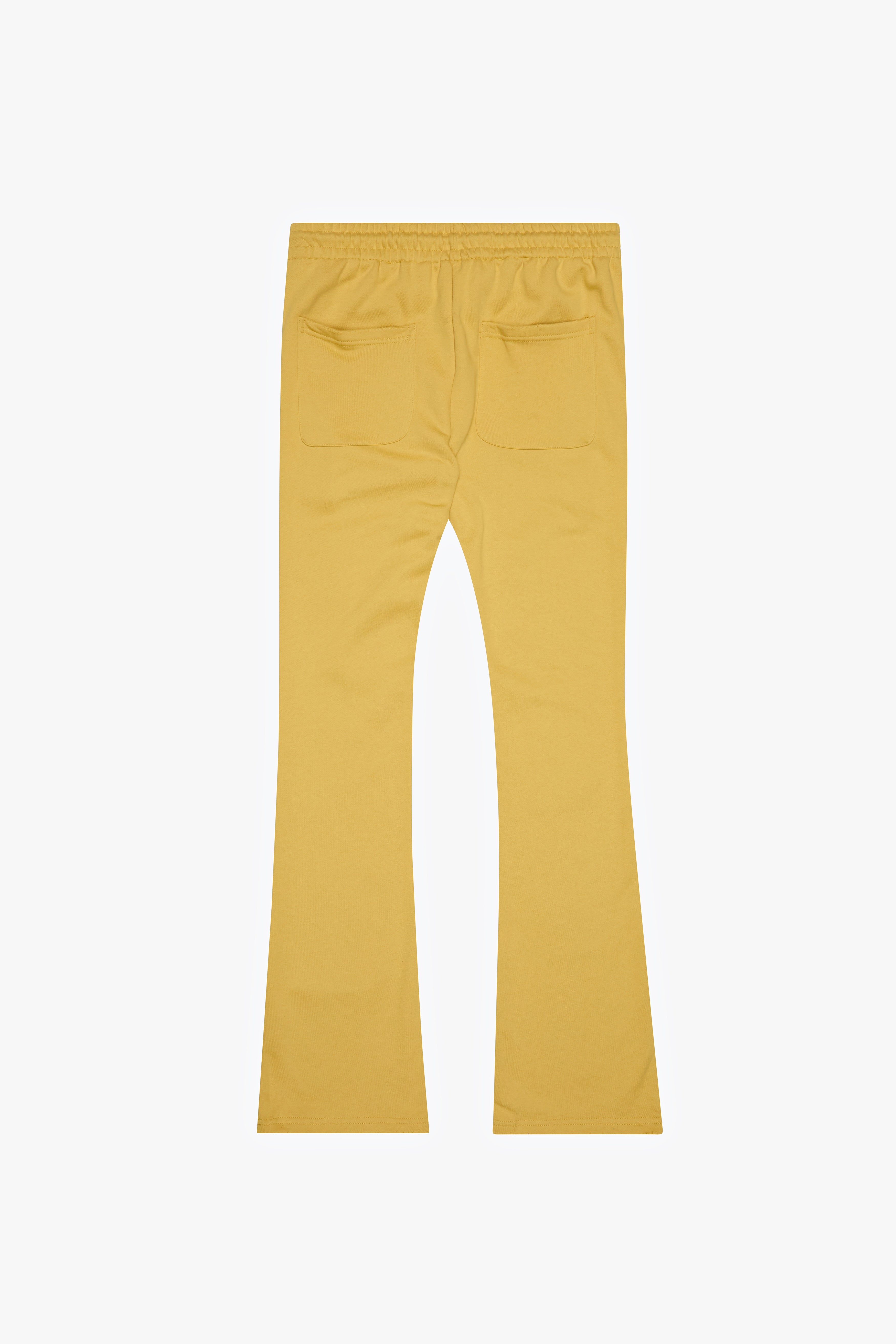 "SIMPLY LIVING" STACKED PANTS -YELLOW