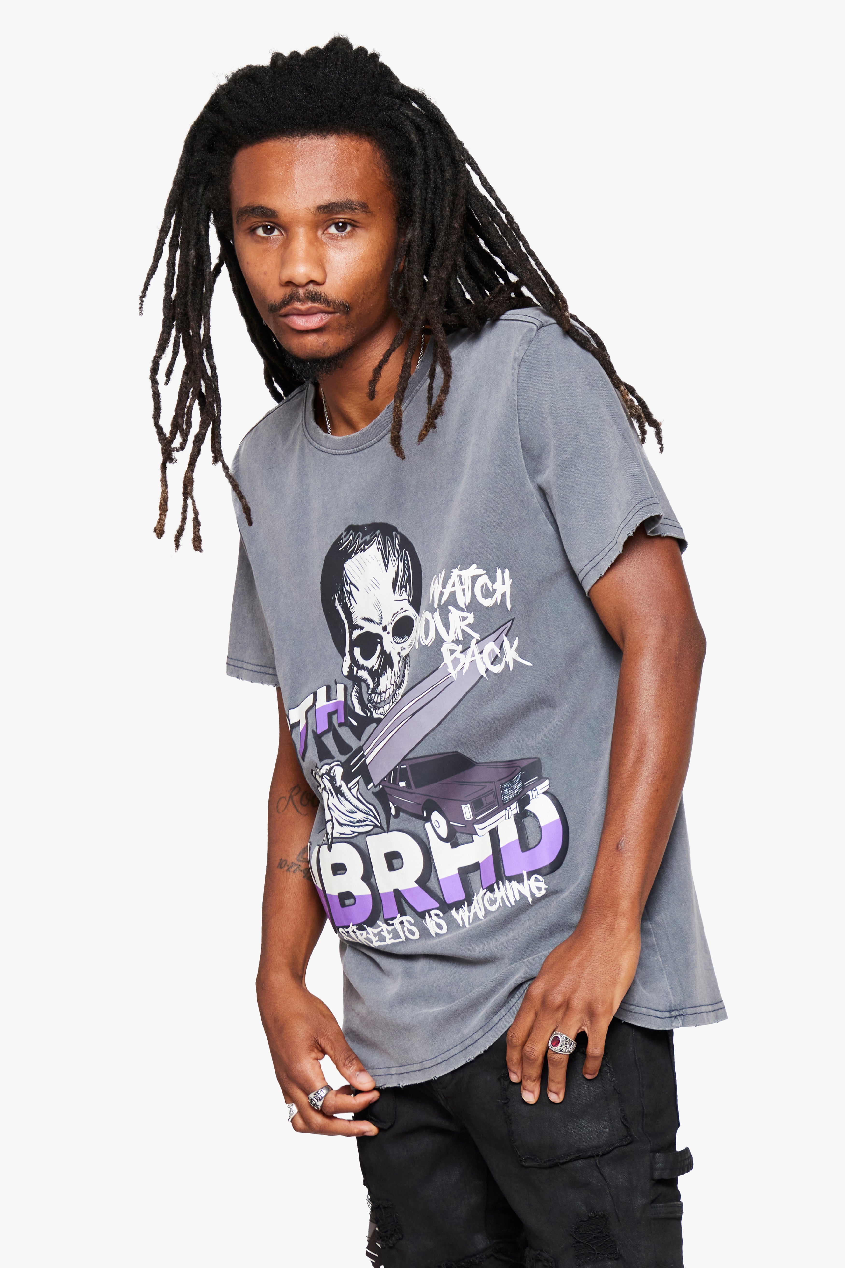 6thNBRHD TEE "CREEPER" GREY