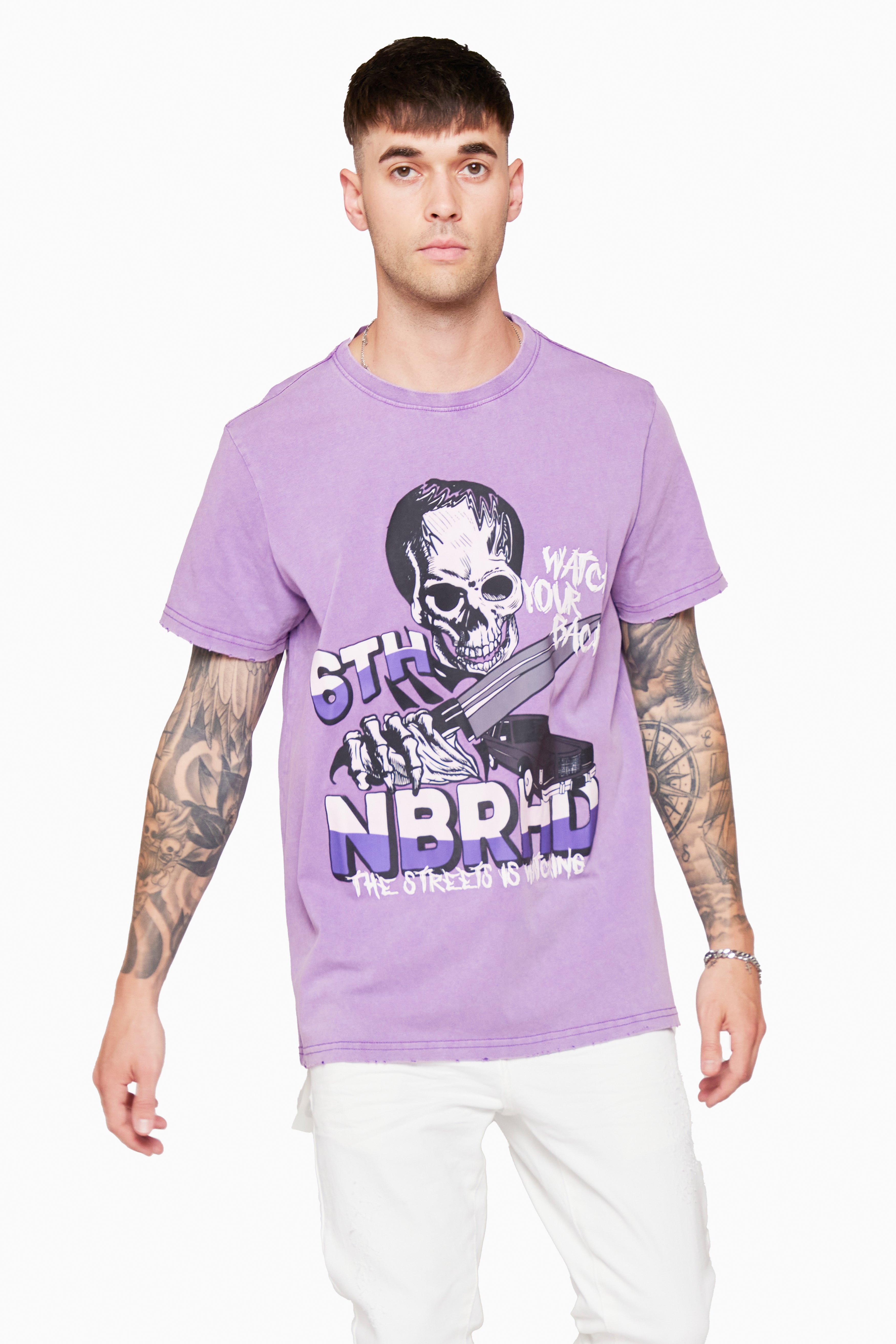 6thNBRHD TEE "CREEPER" PURPLE