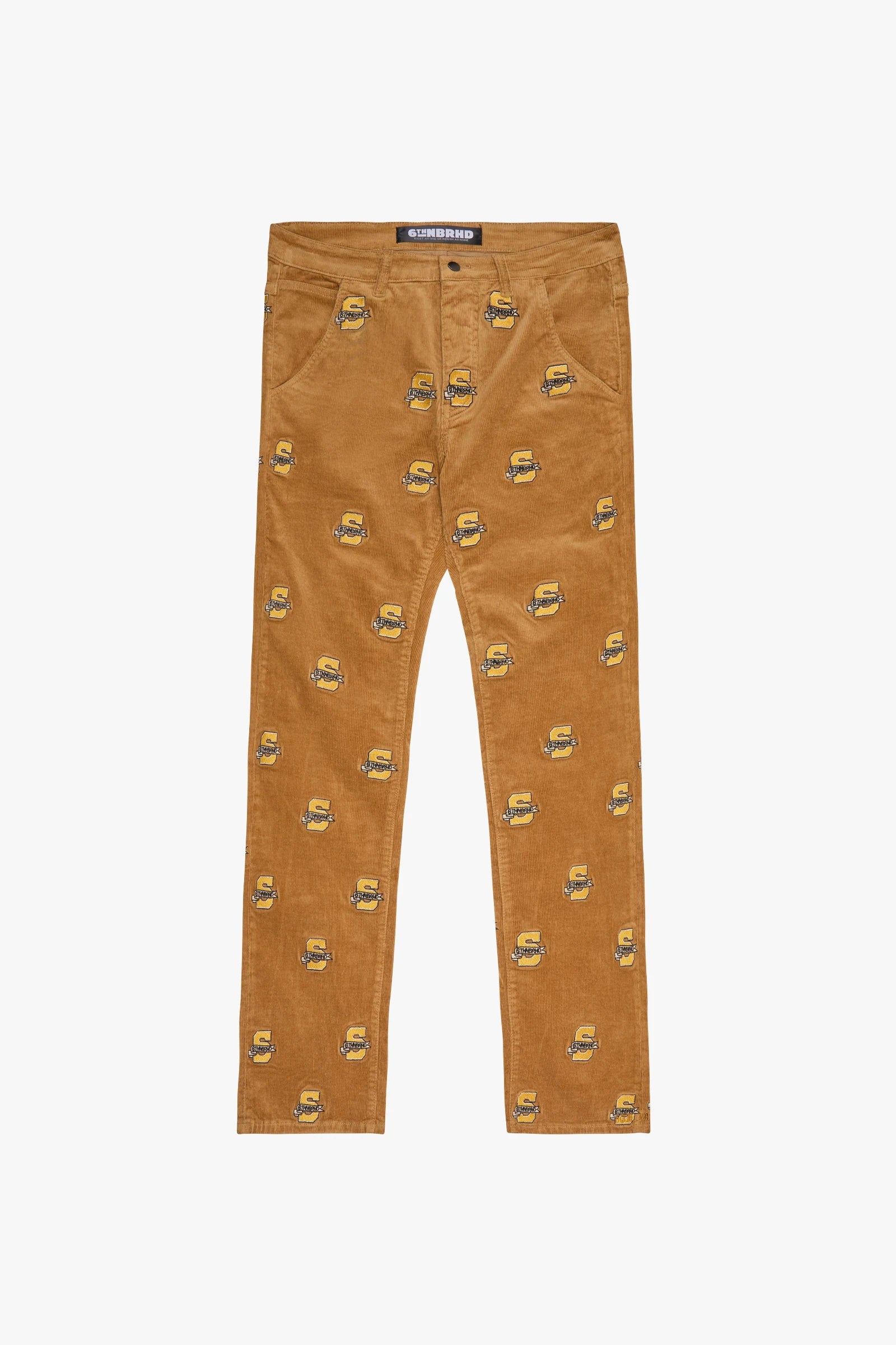 "Slacks" Relaxed Corduroy Pants Wheat