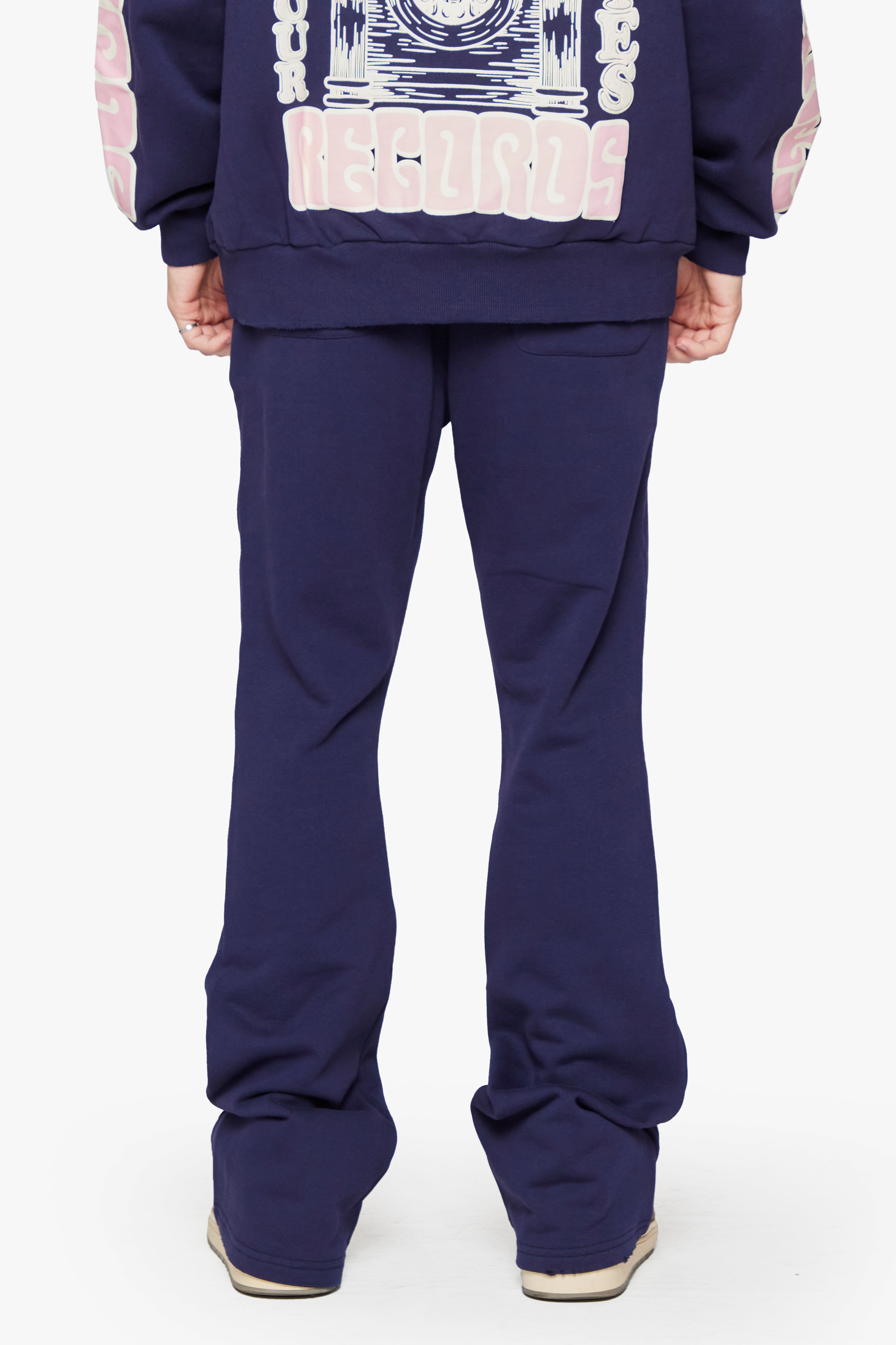 6thNBRHD FLEECE PANTS "HIT VILLE" NAVY