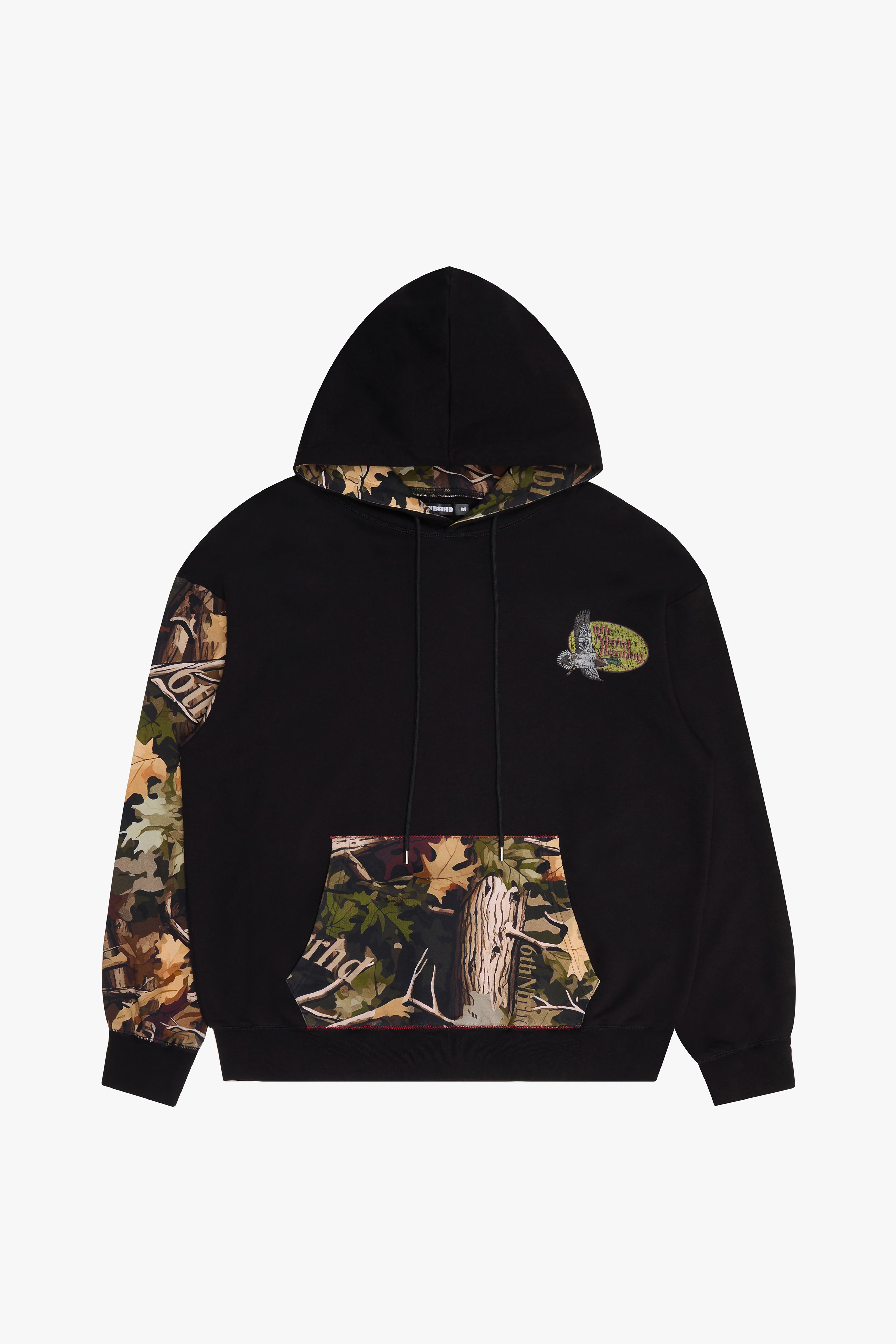 "RIFLE" PULLOVER - BLACK/CAMO