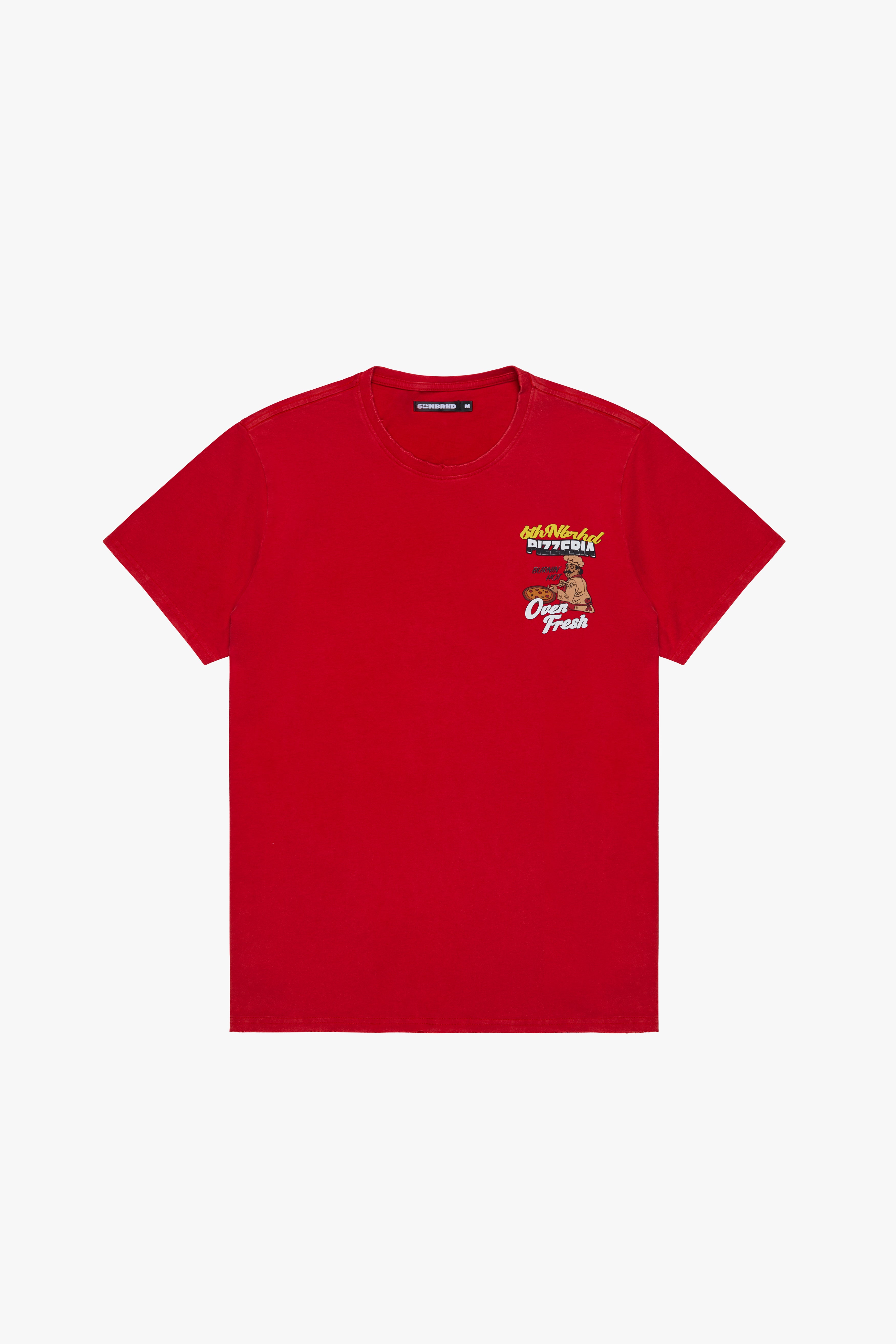 6thNBRHD TEE "OVEN FRESH" RED