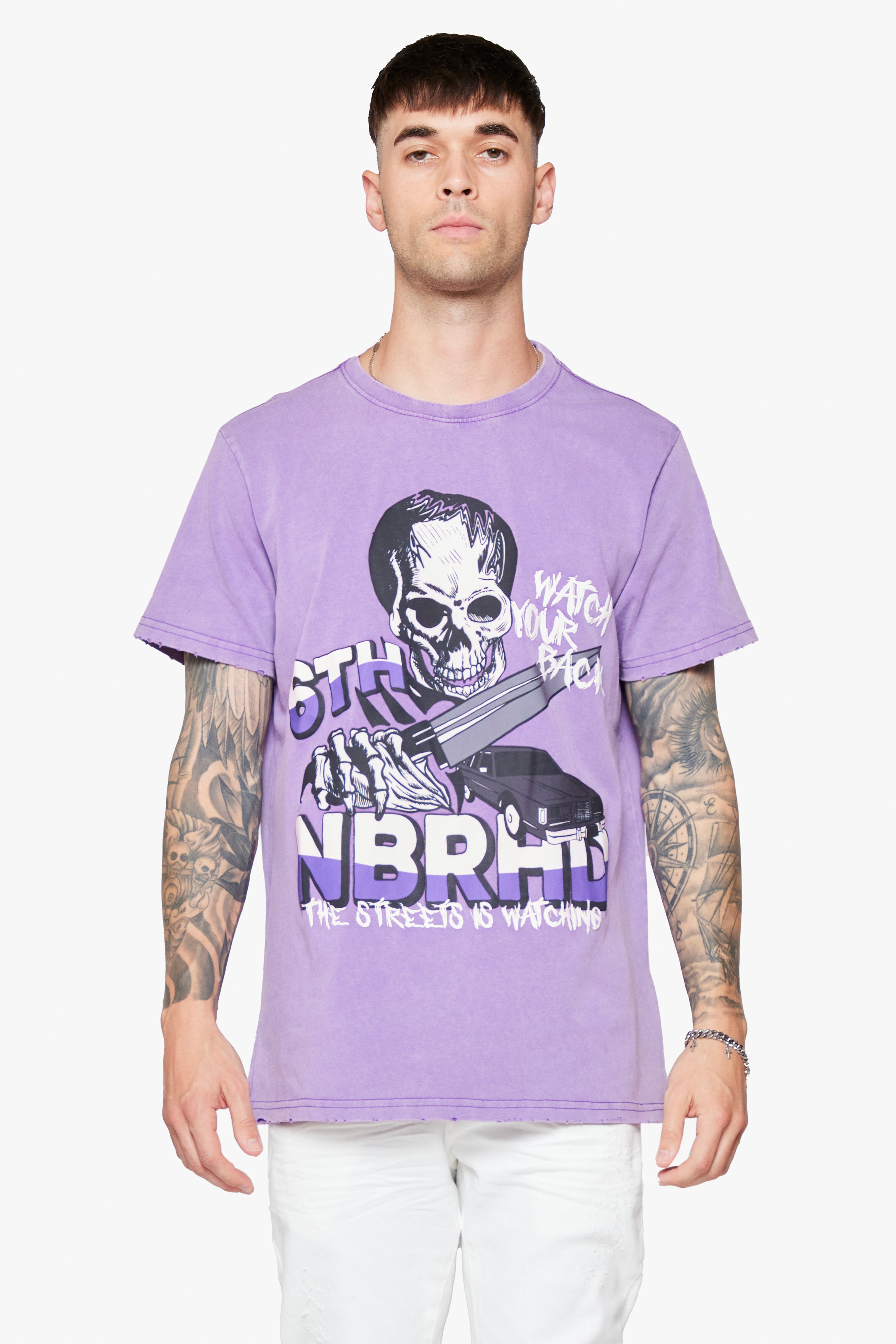 6thNBRHD TEE "CREEPER" PURPLE