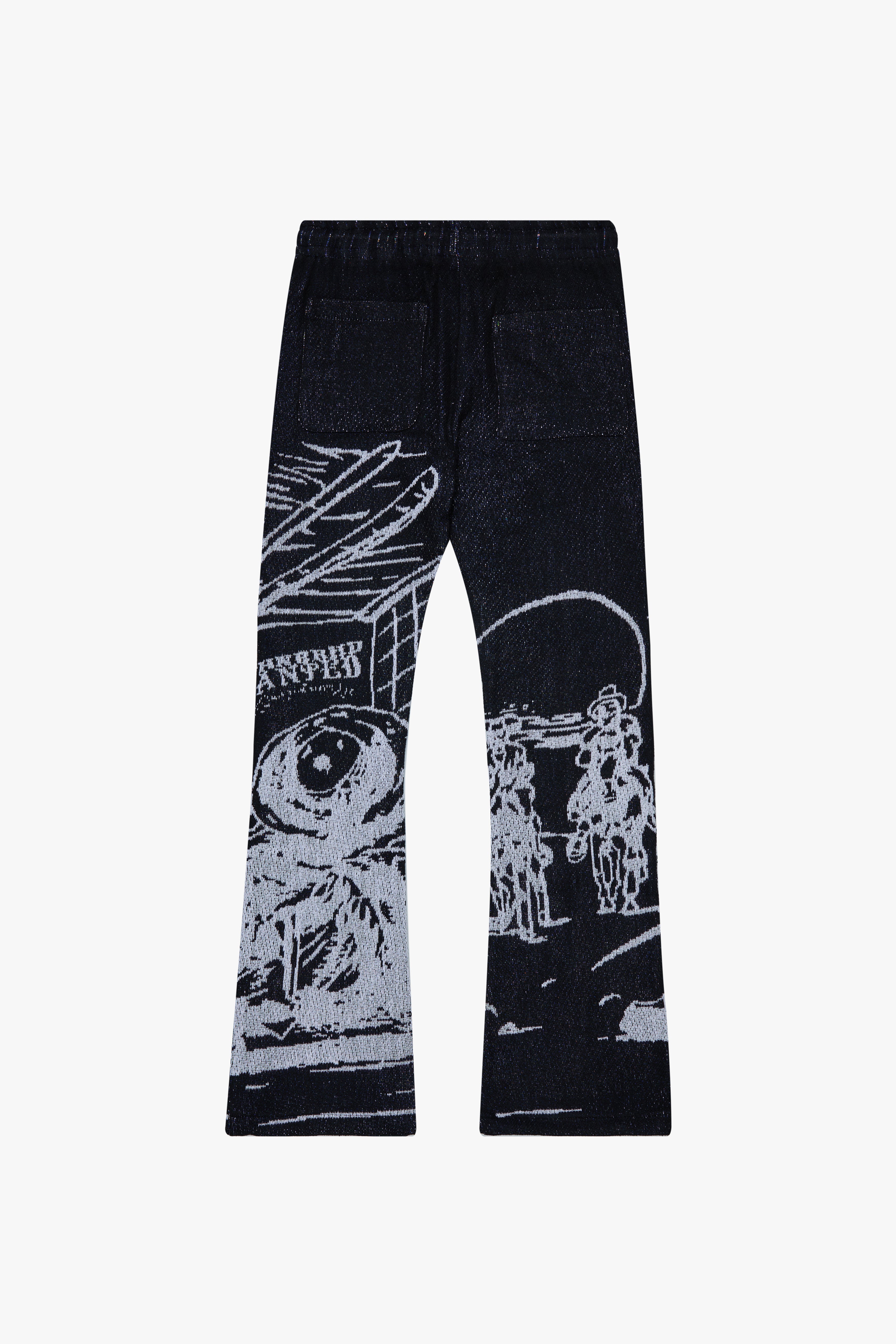 6thNBRHD TAPESTRY PANTS "QUICKDRAW" BLACK