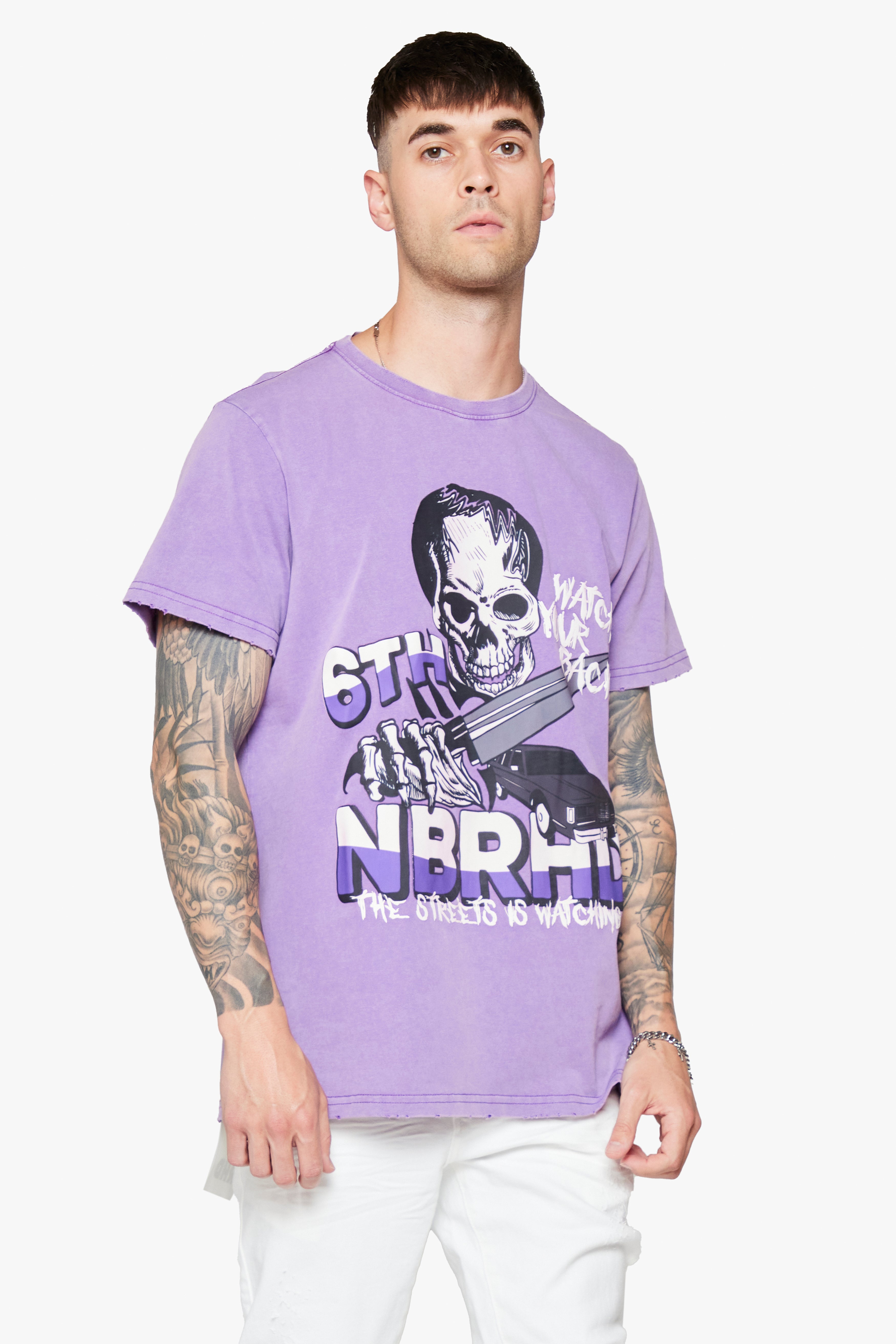 6thNBRHD TEE "CREEPER" PURPLE