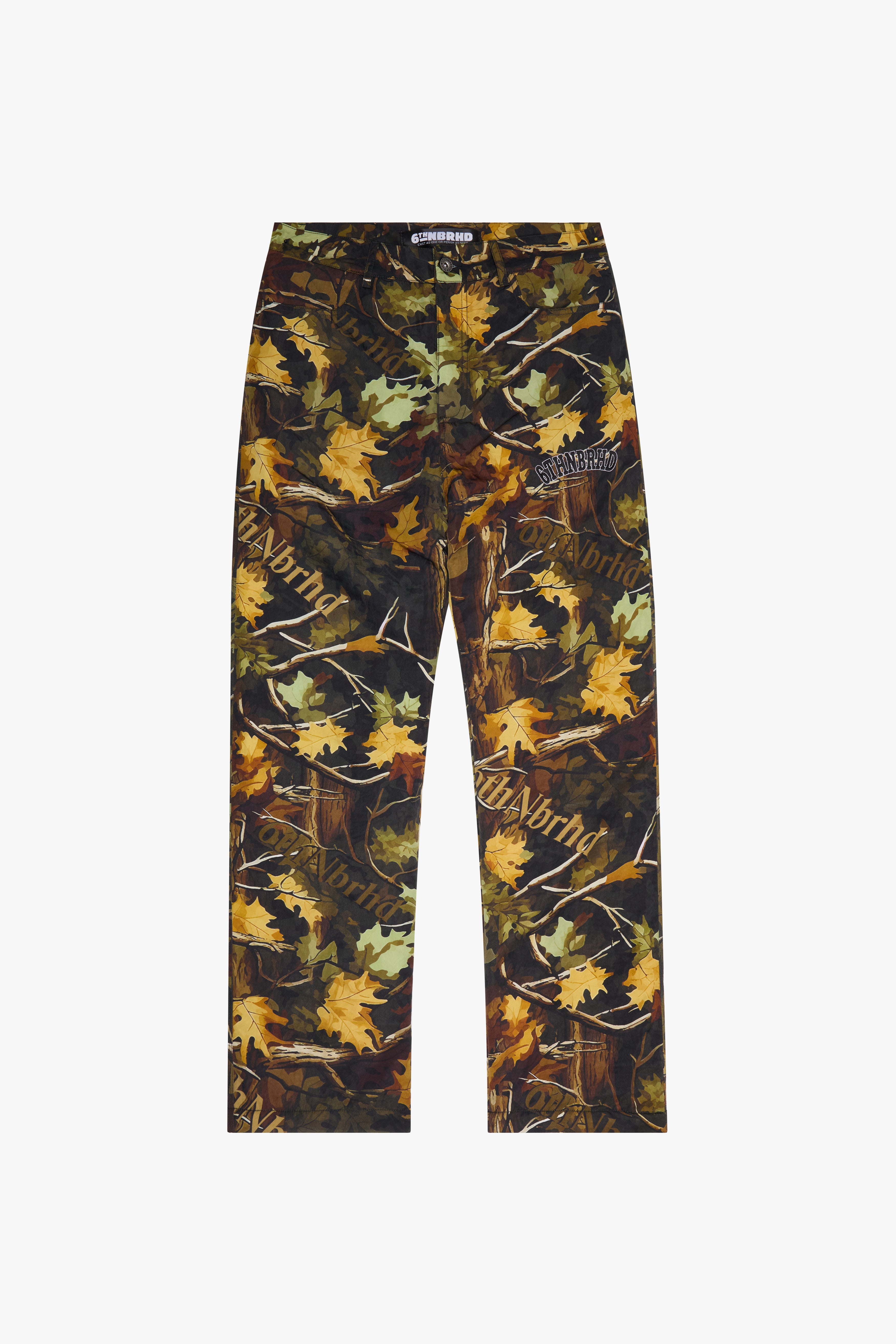 "CLOAK" NYLON PANTS - FOREST CAMO