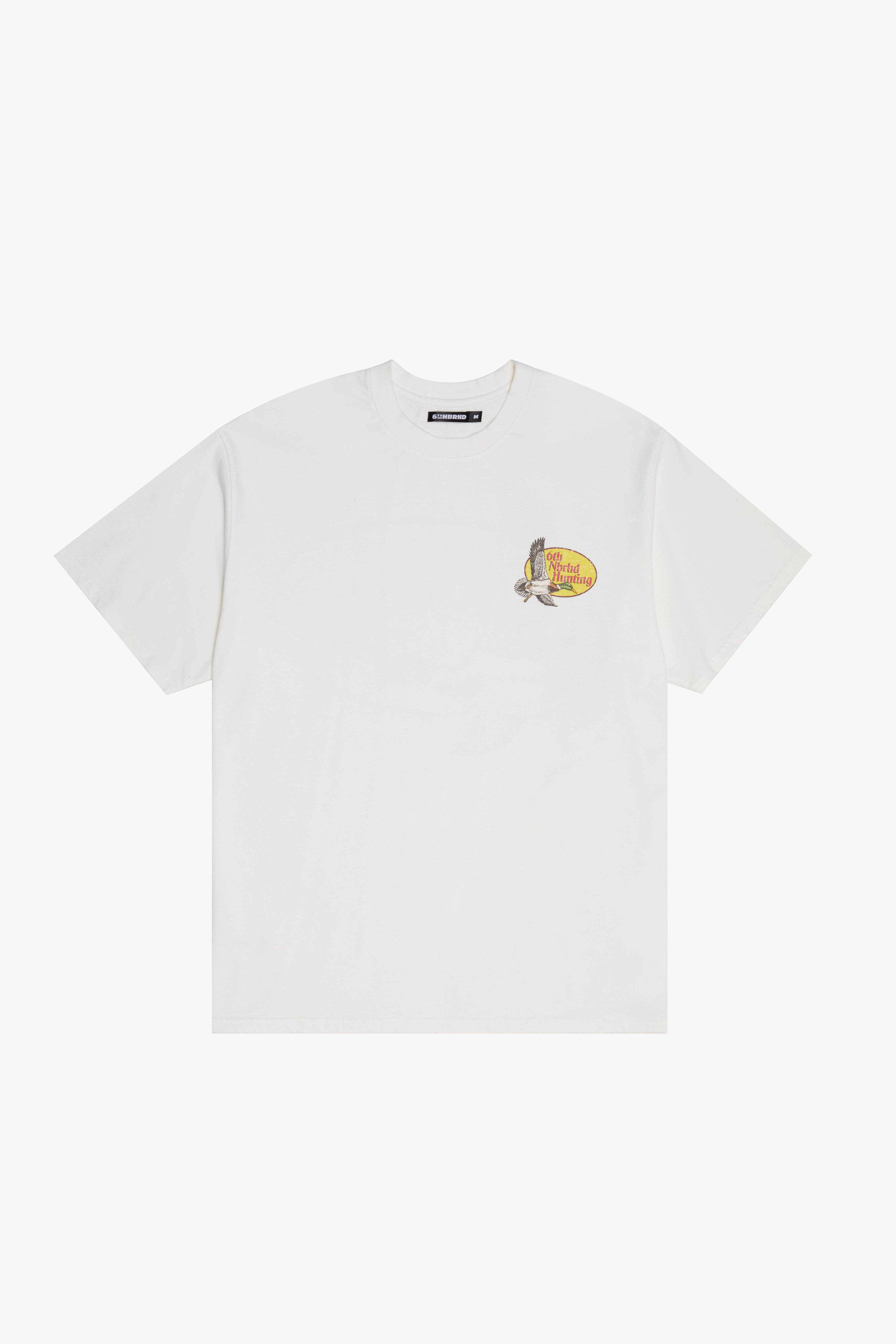 "HUNTING" TEE VINTAGE WHITE