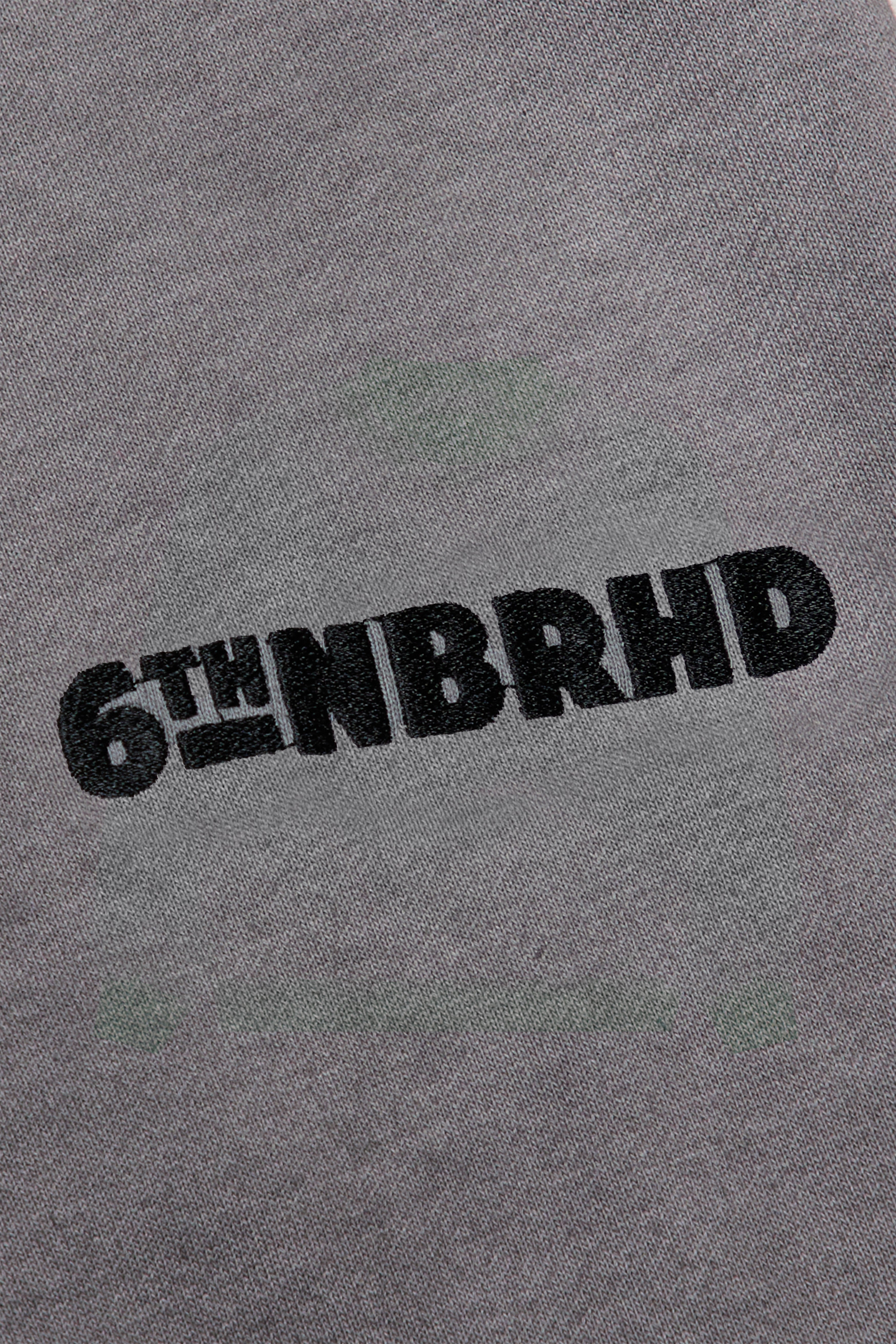 6thNBRHD CREWNECK "ESNTL 2.0" VINTAGE BLACK