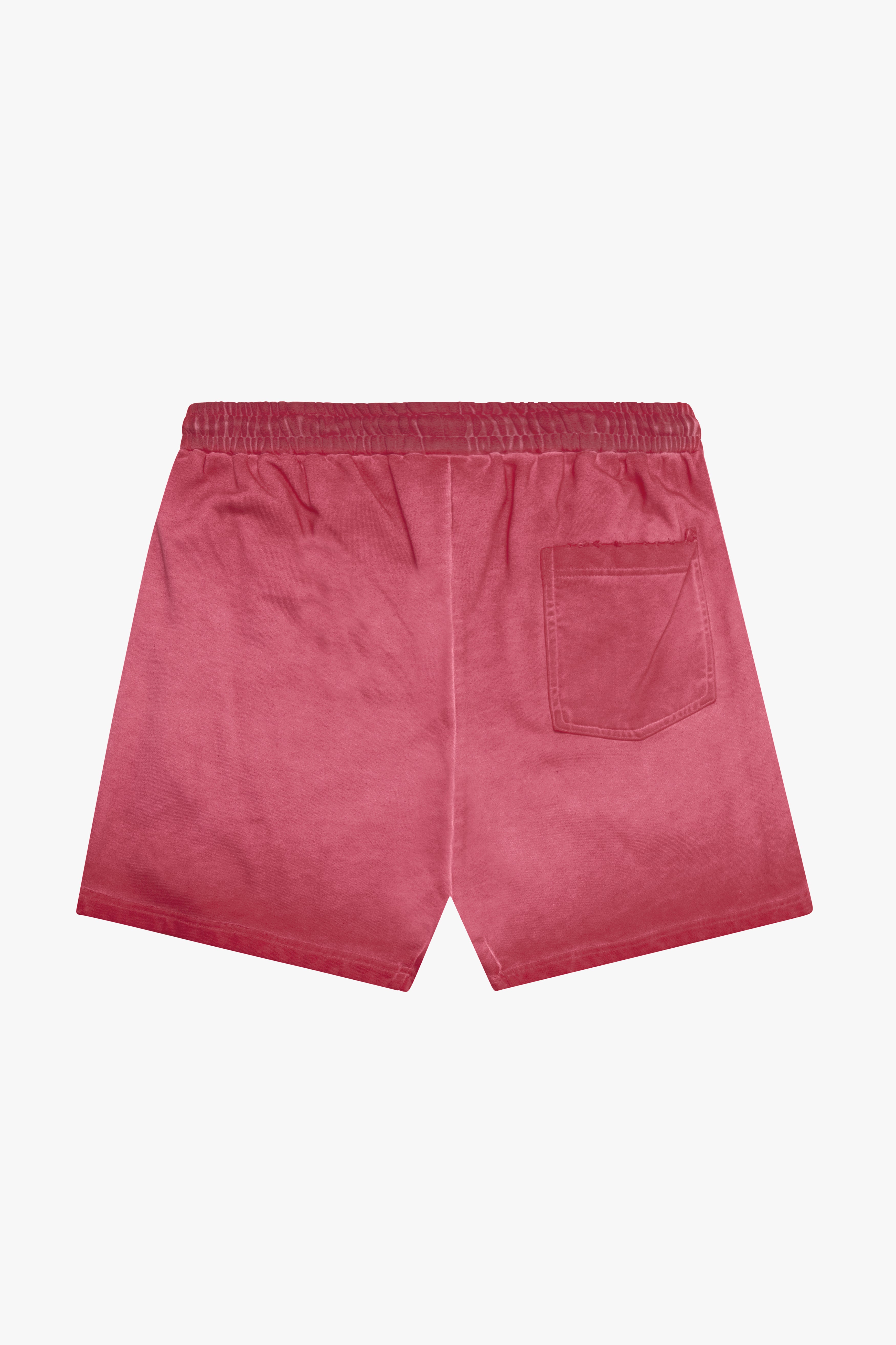 6thNBRHD SHORTS "ESNTL 2.0" VINTAGE RED