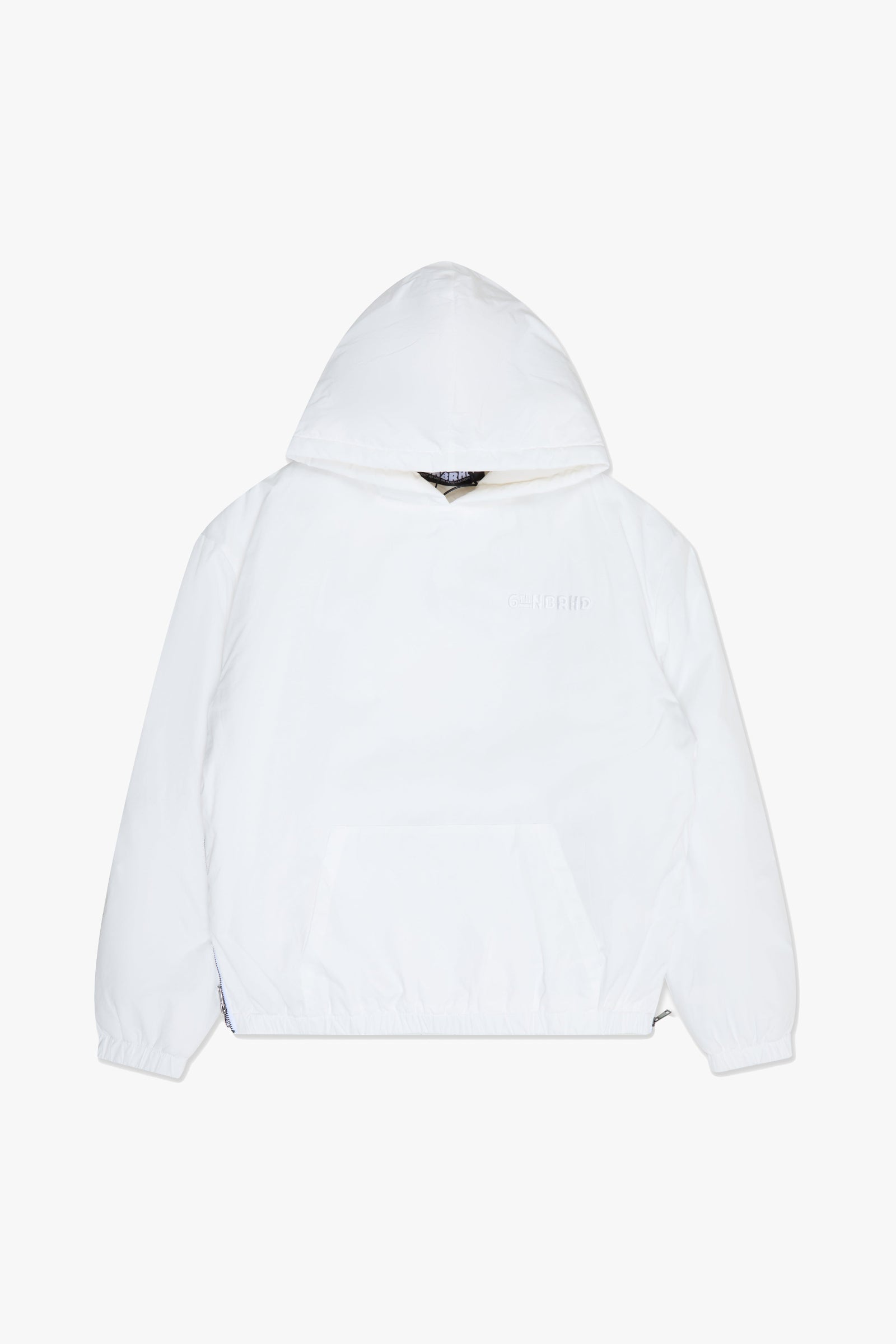 "Sleek" Relaxed Nylon Jacket White