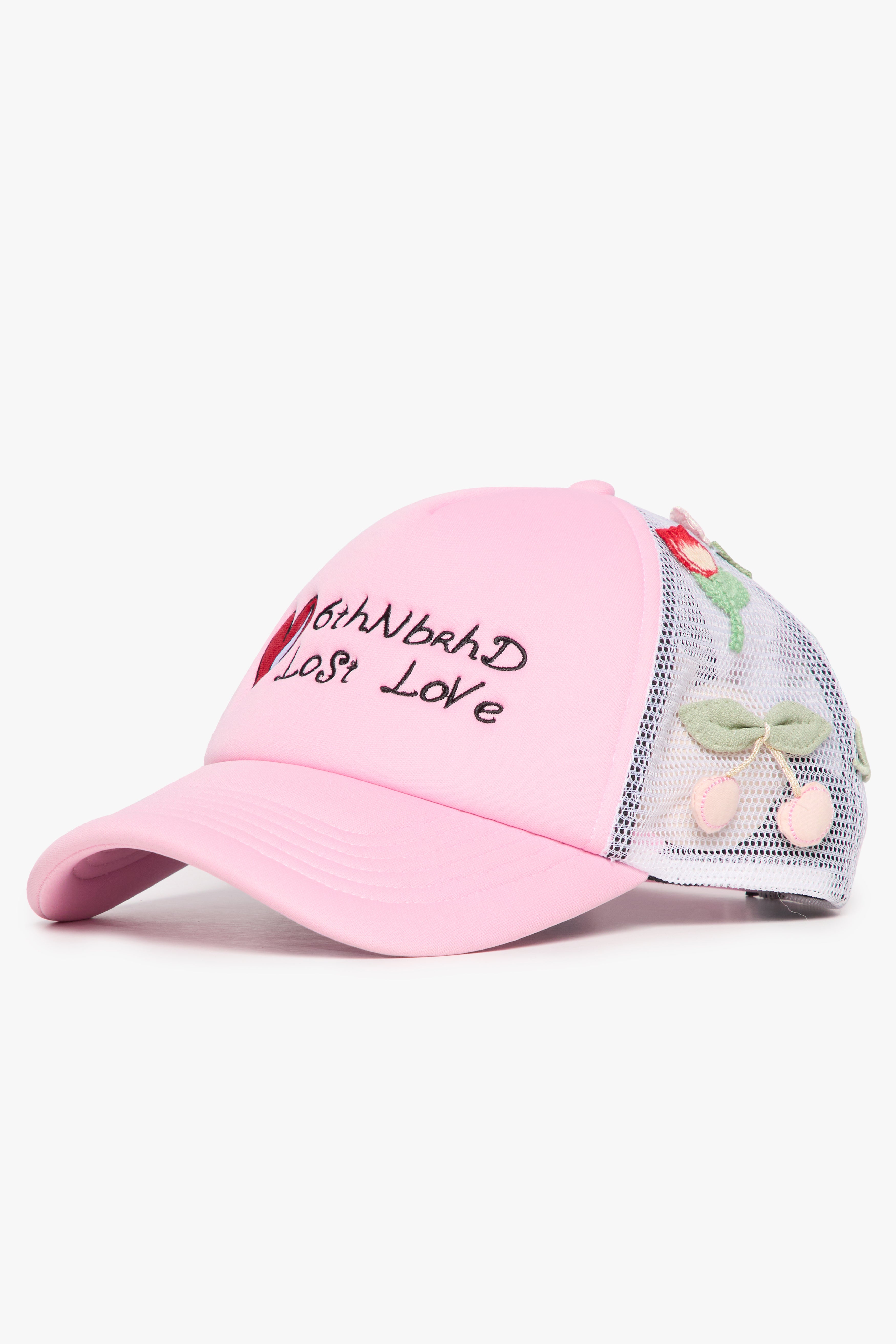 6thNBRHD HAT "LOST" PETAL PINK