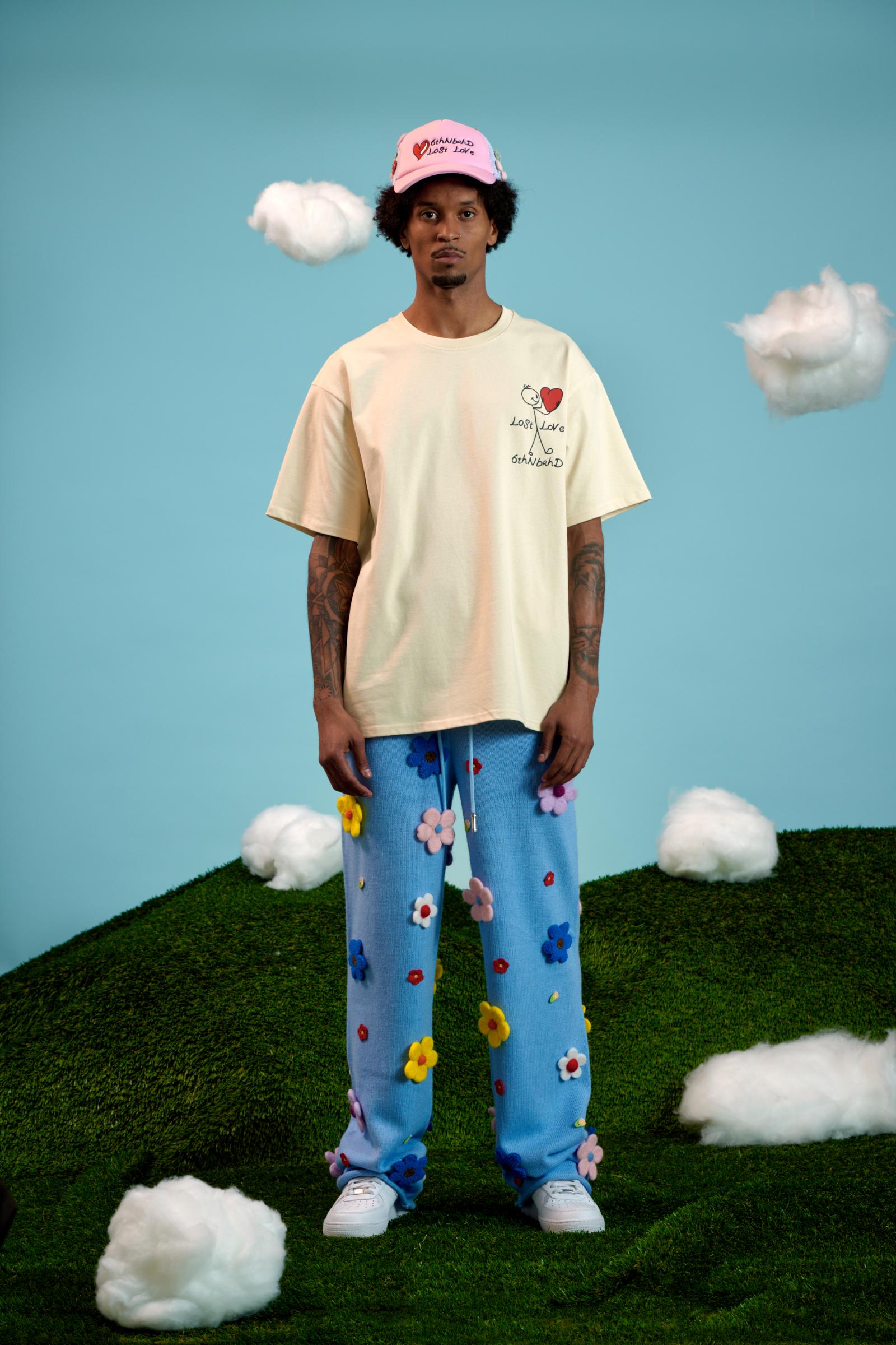 "Yes/No" Graphic Tee Cream