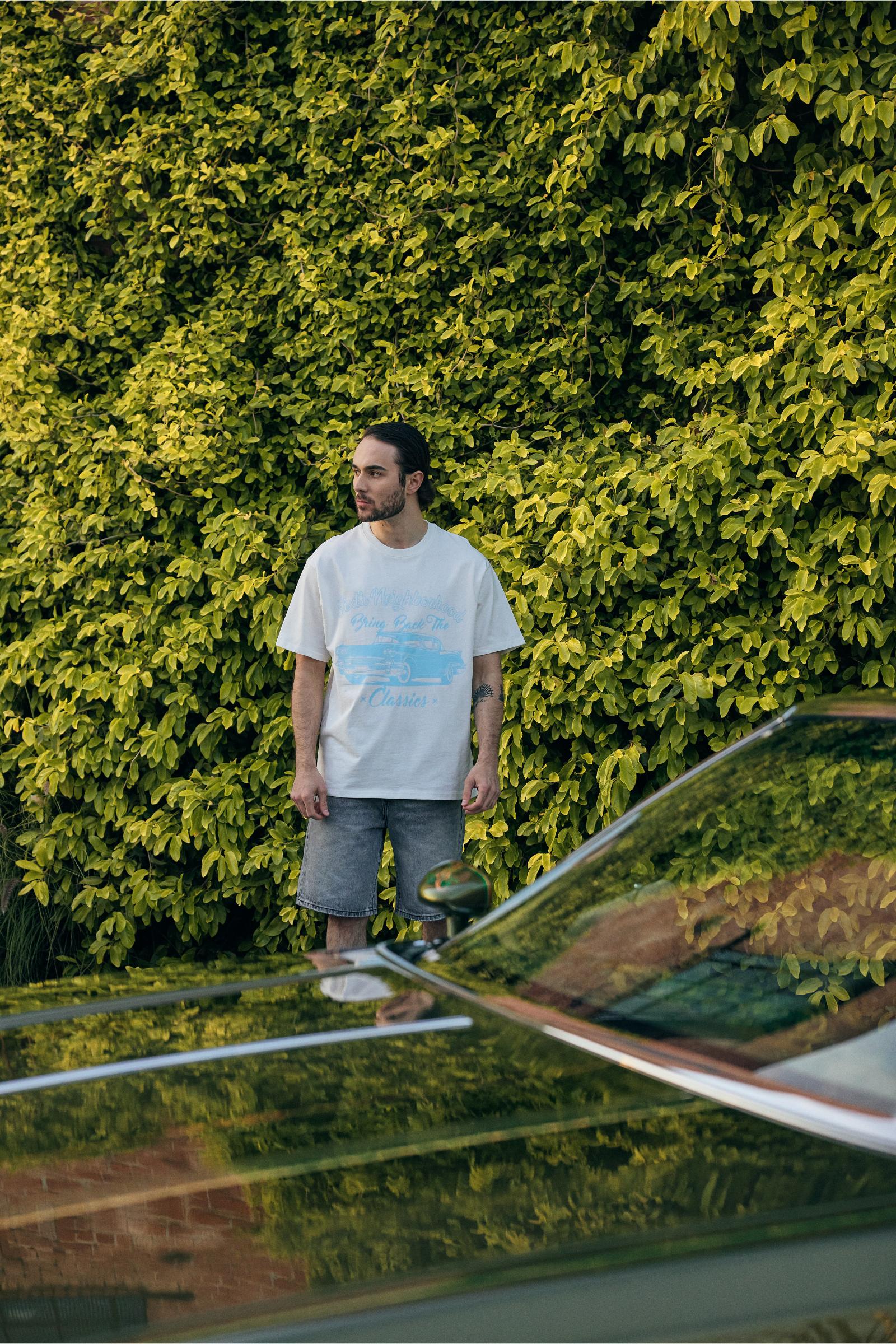 "Classic Is Back" Boxy Tee White