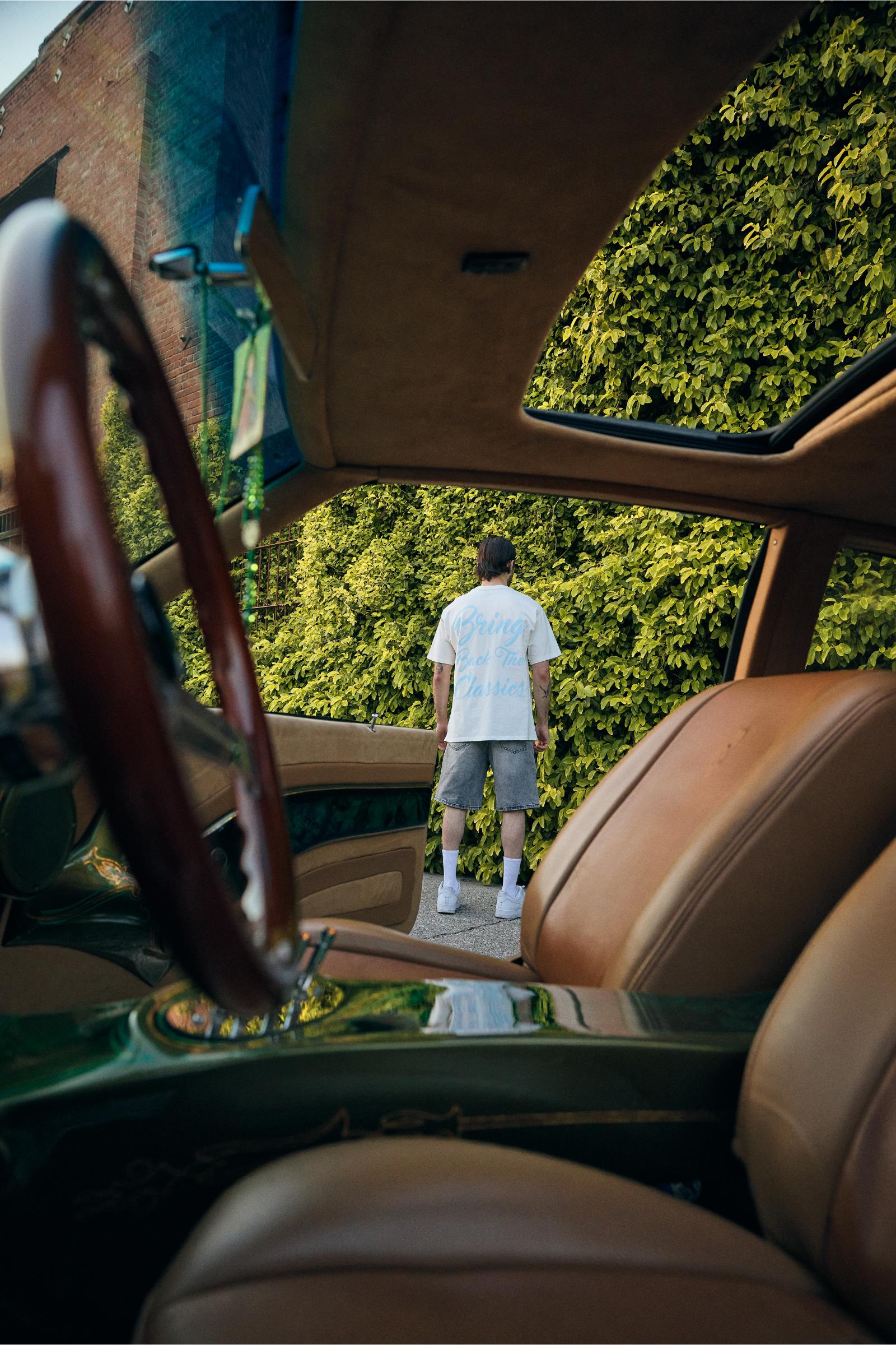 "Classic Is Back" Boxy Tee White