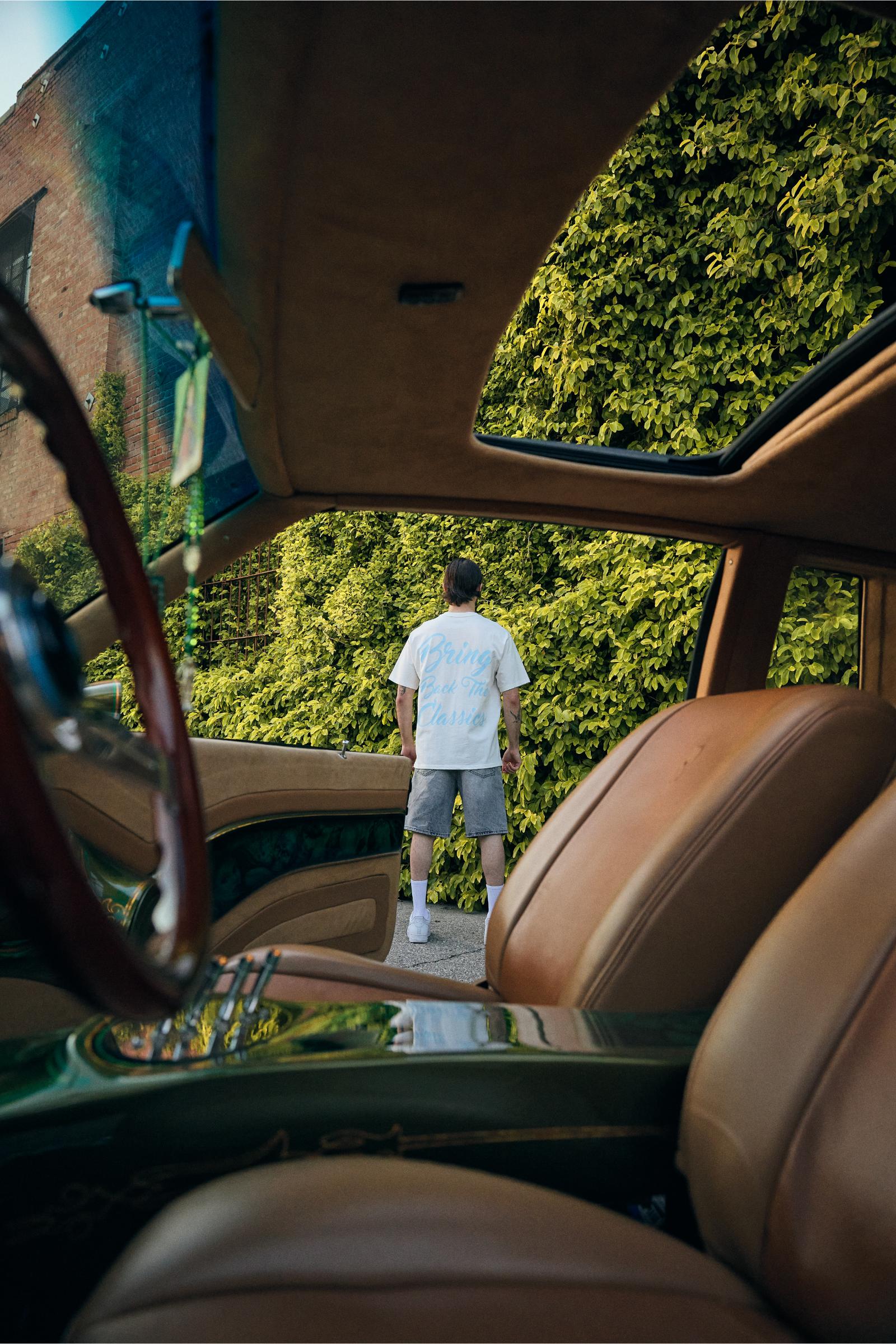 "Classic Is Back" Boxy Tee White