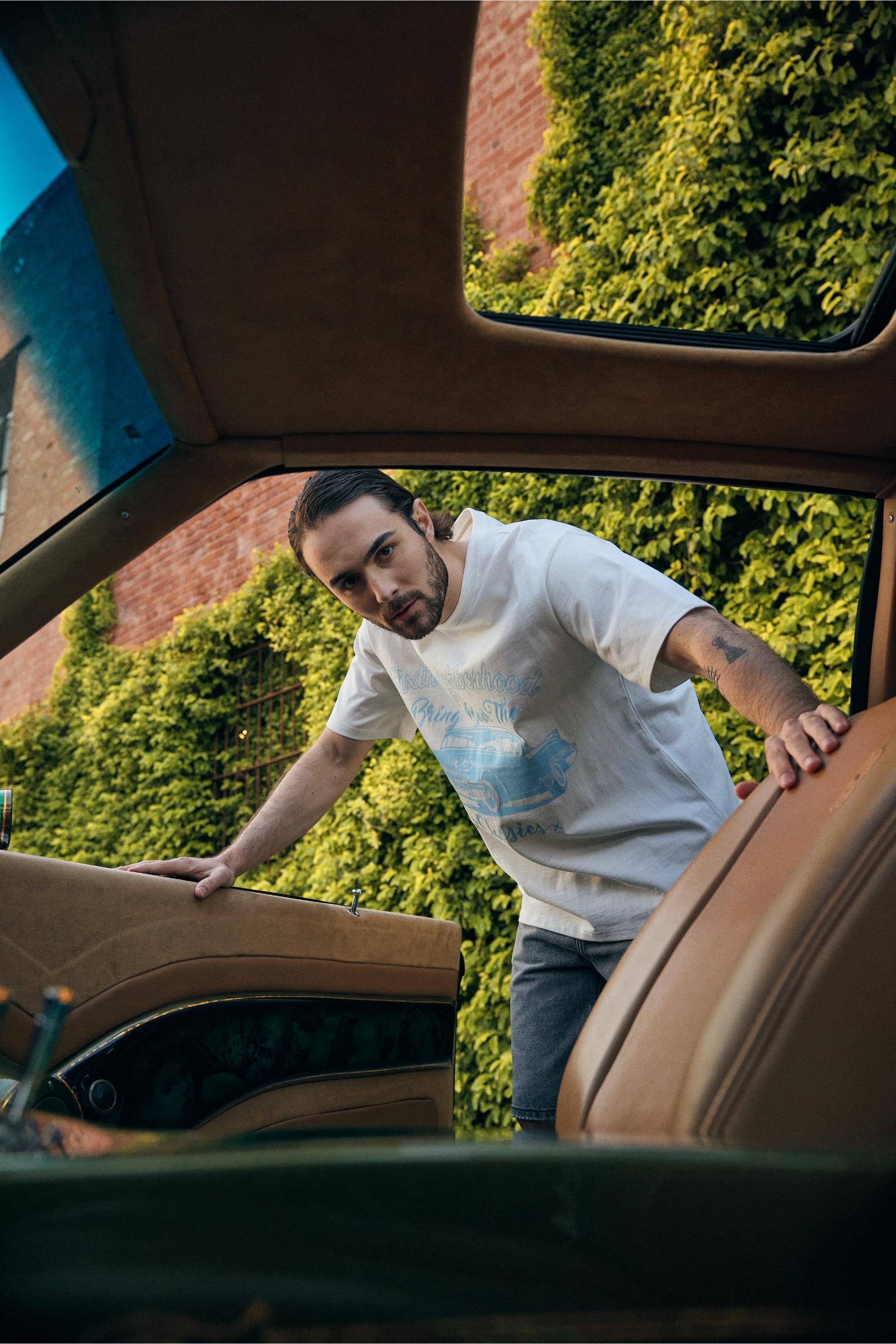 "Classic Is Back" Boxy Tee White