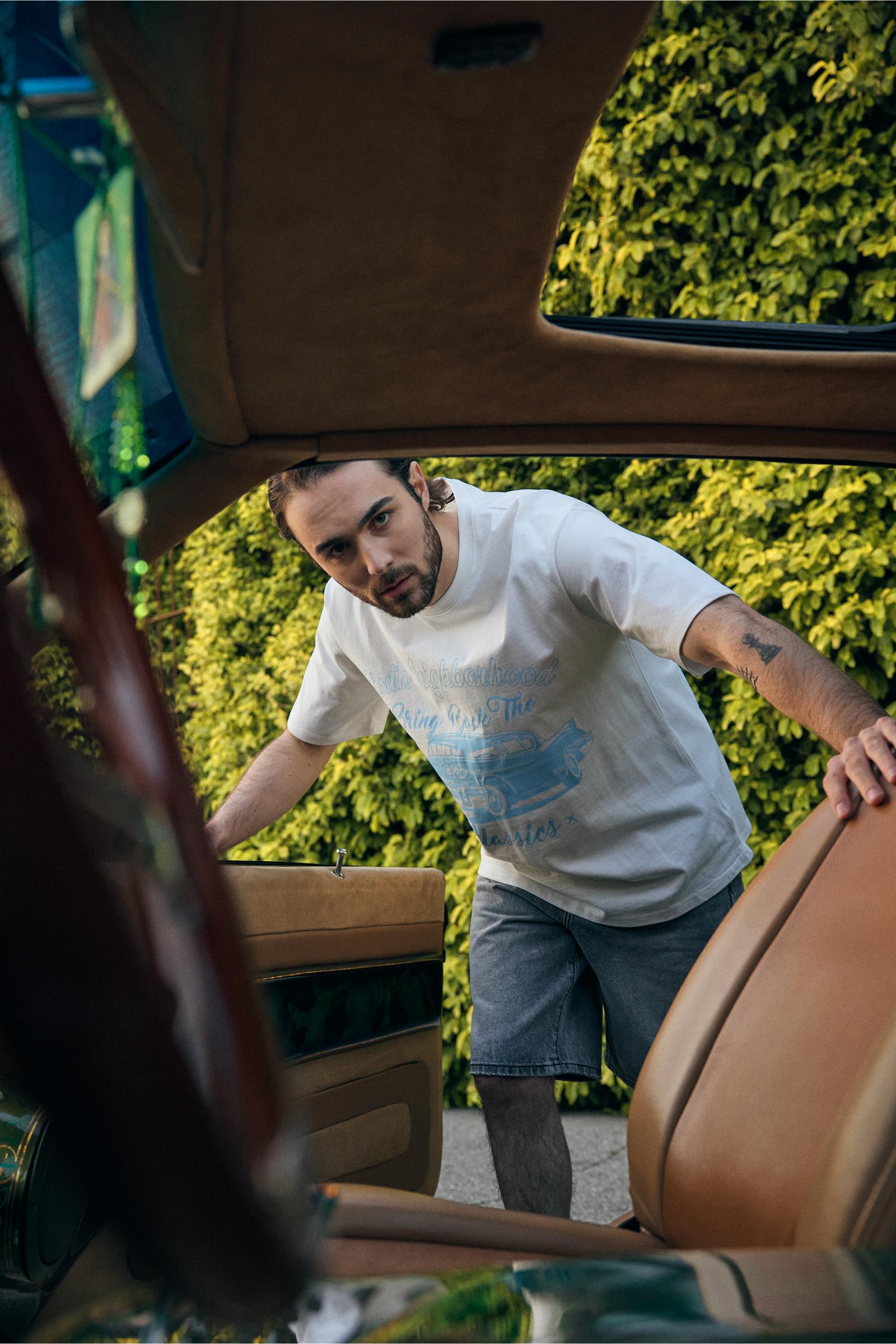 "Classic Is Back" Boxy Tee White