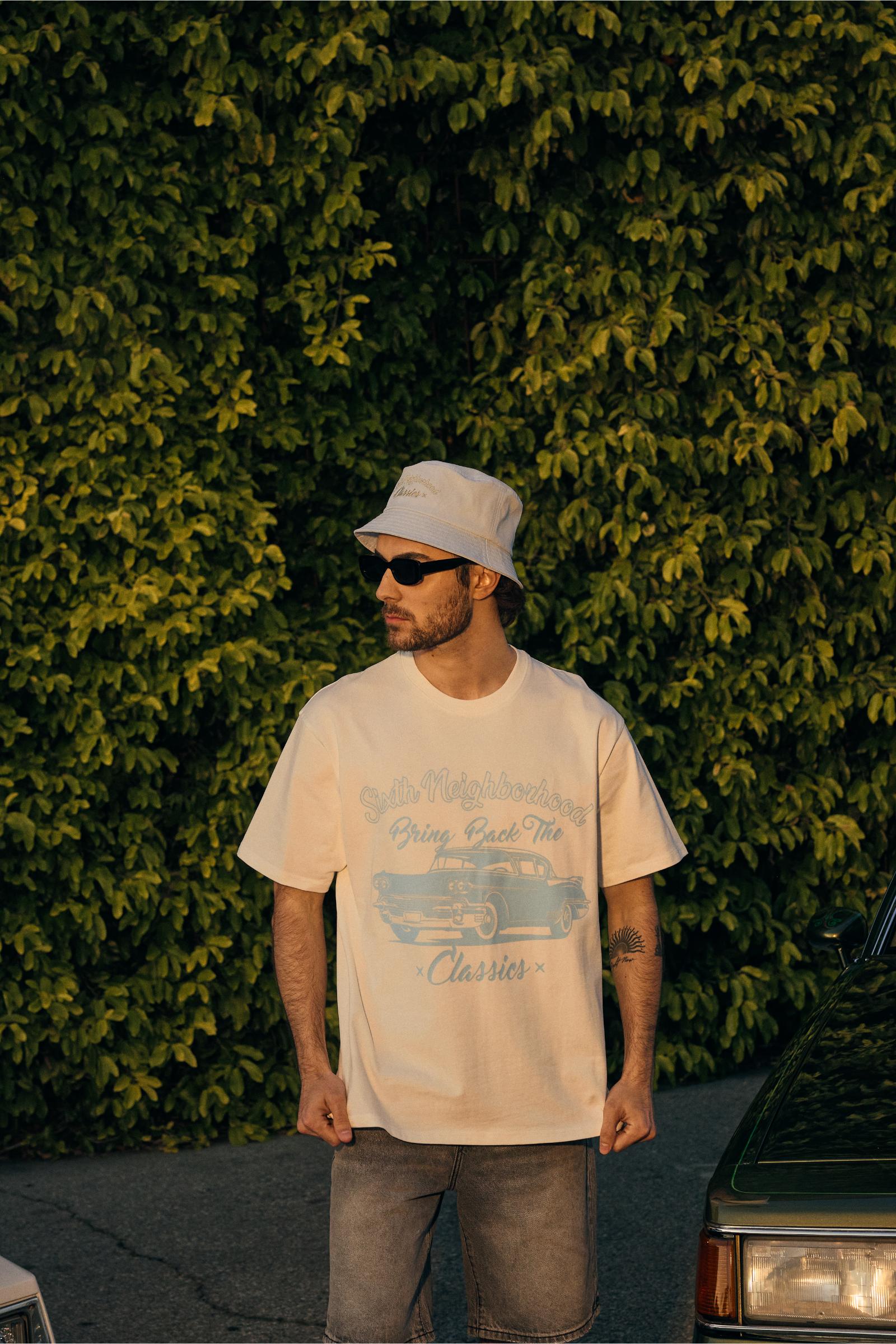 "Classic Is Back" Boxy Tee White