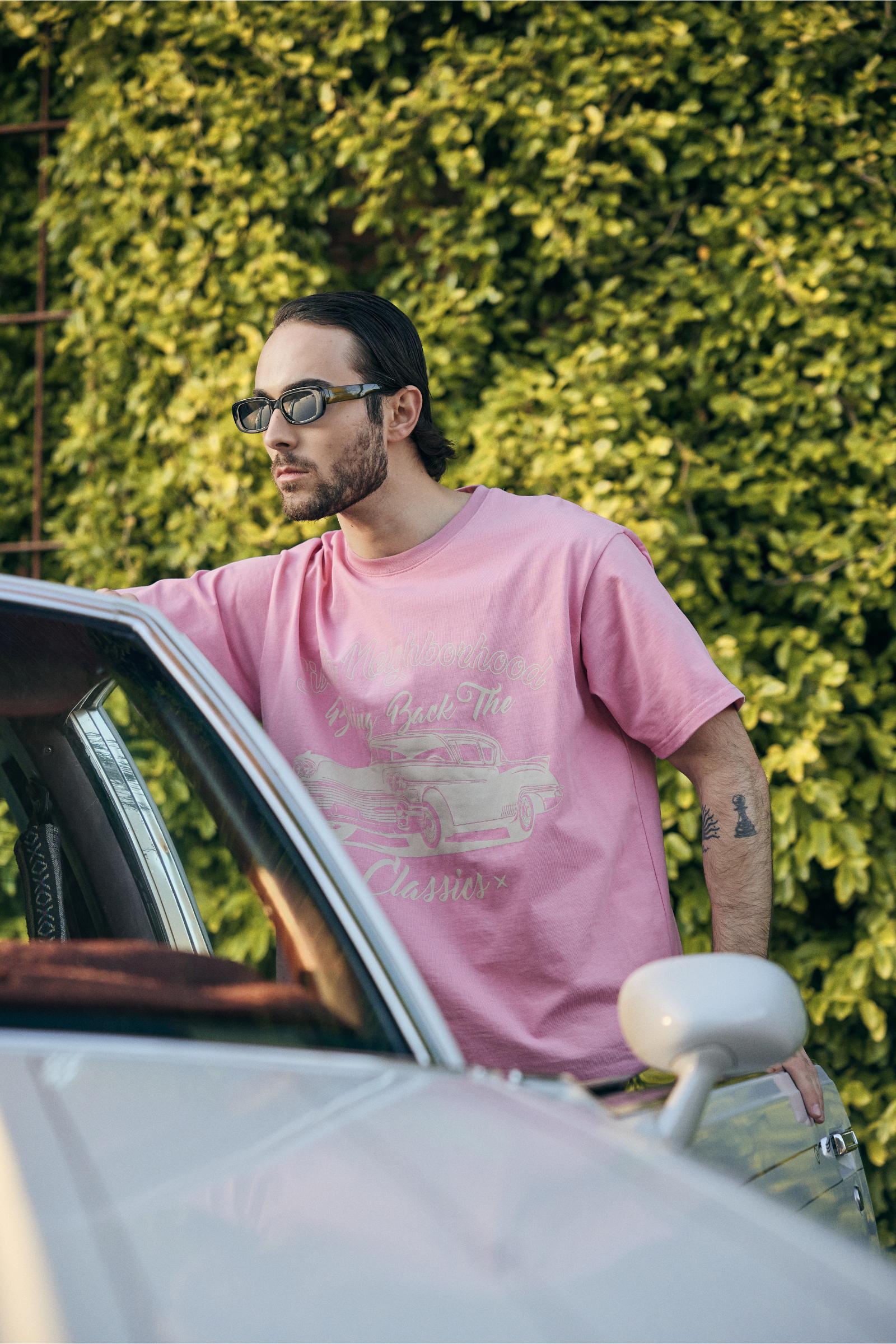 "Classic Is Back" Boxy Tee Pink