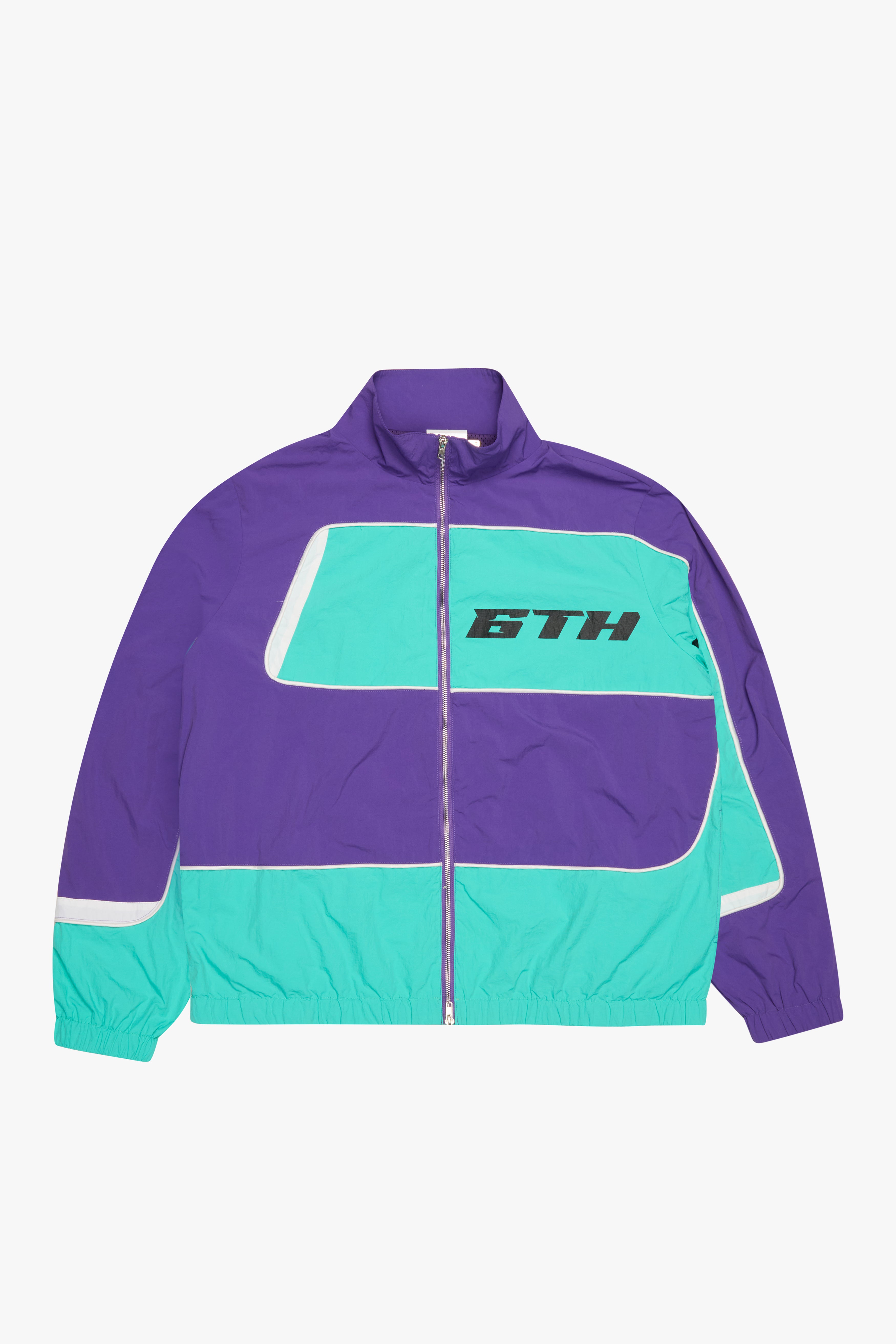 "GRAPE" NYLON JACKET - PURP/AQUA